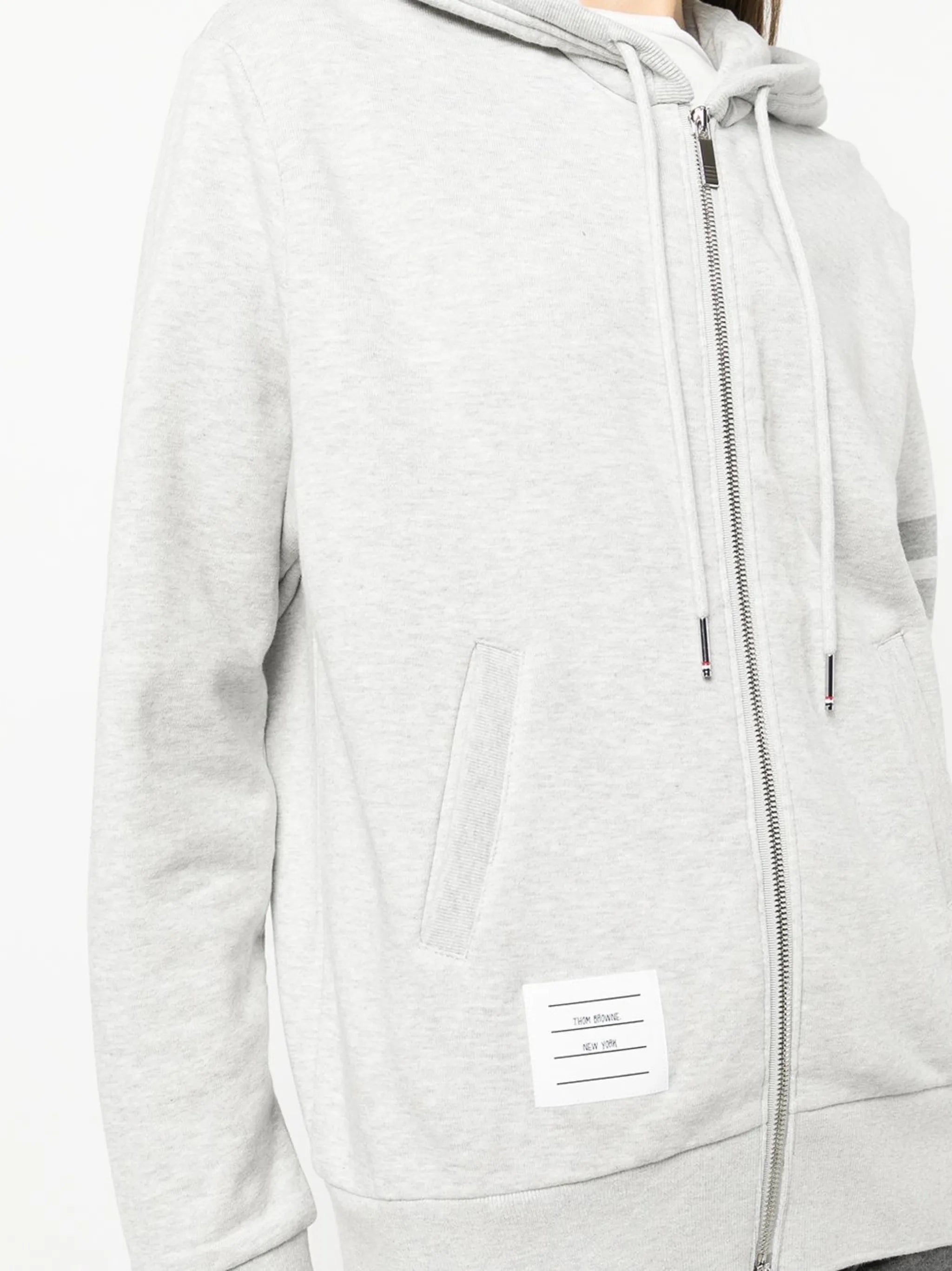 4-Bar zip hoodie