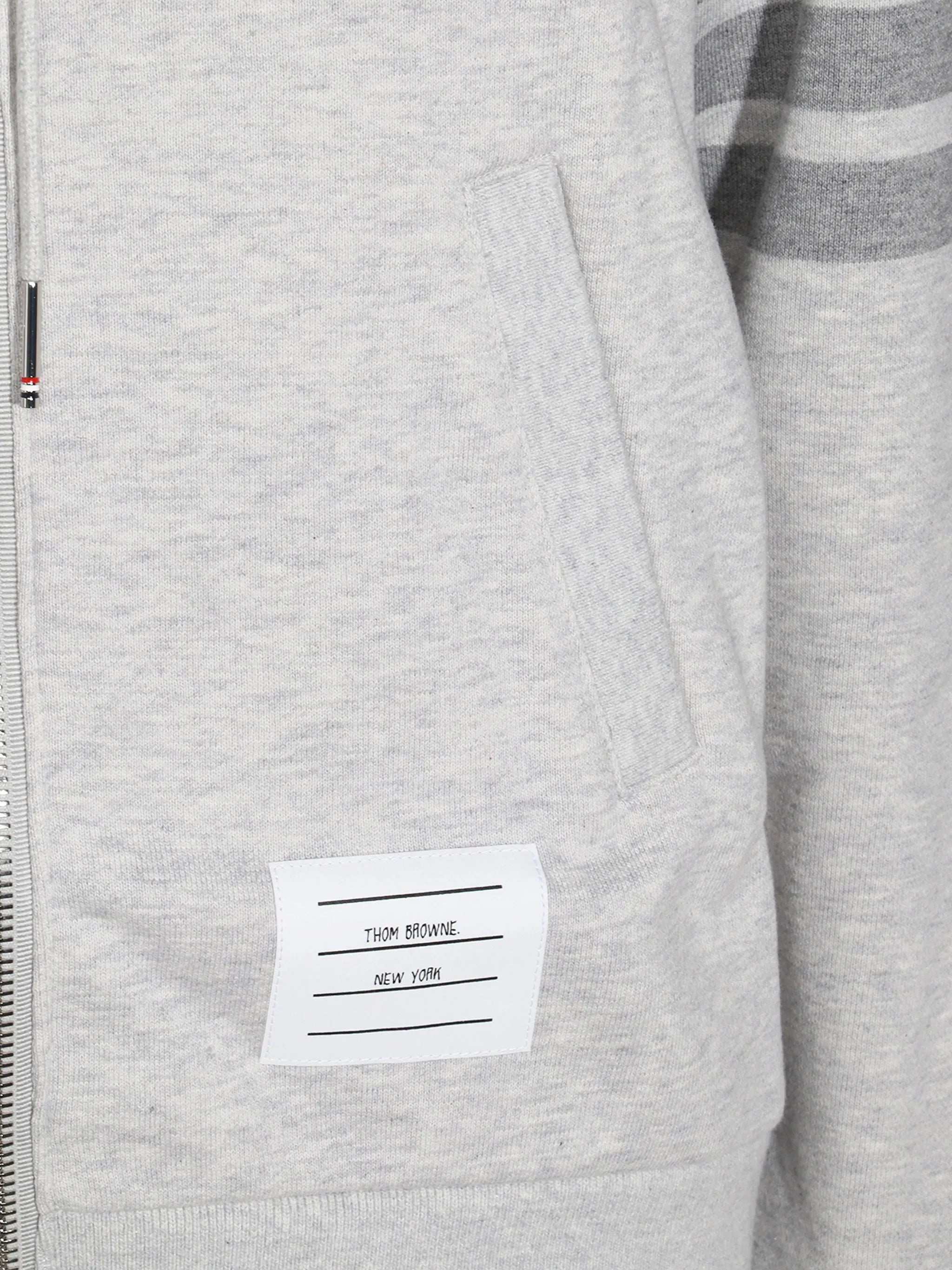 4-Bar zip hoodie