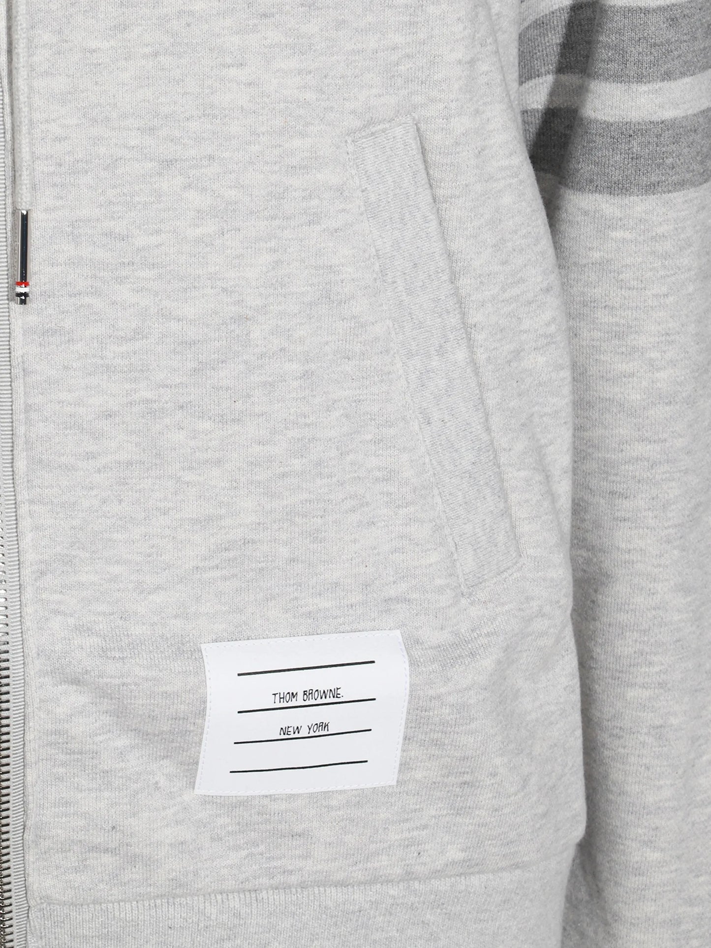 4-Bar zip hoodie
