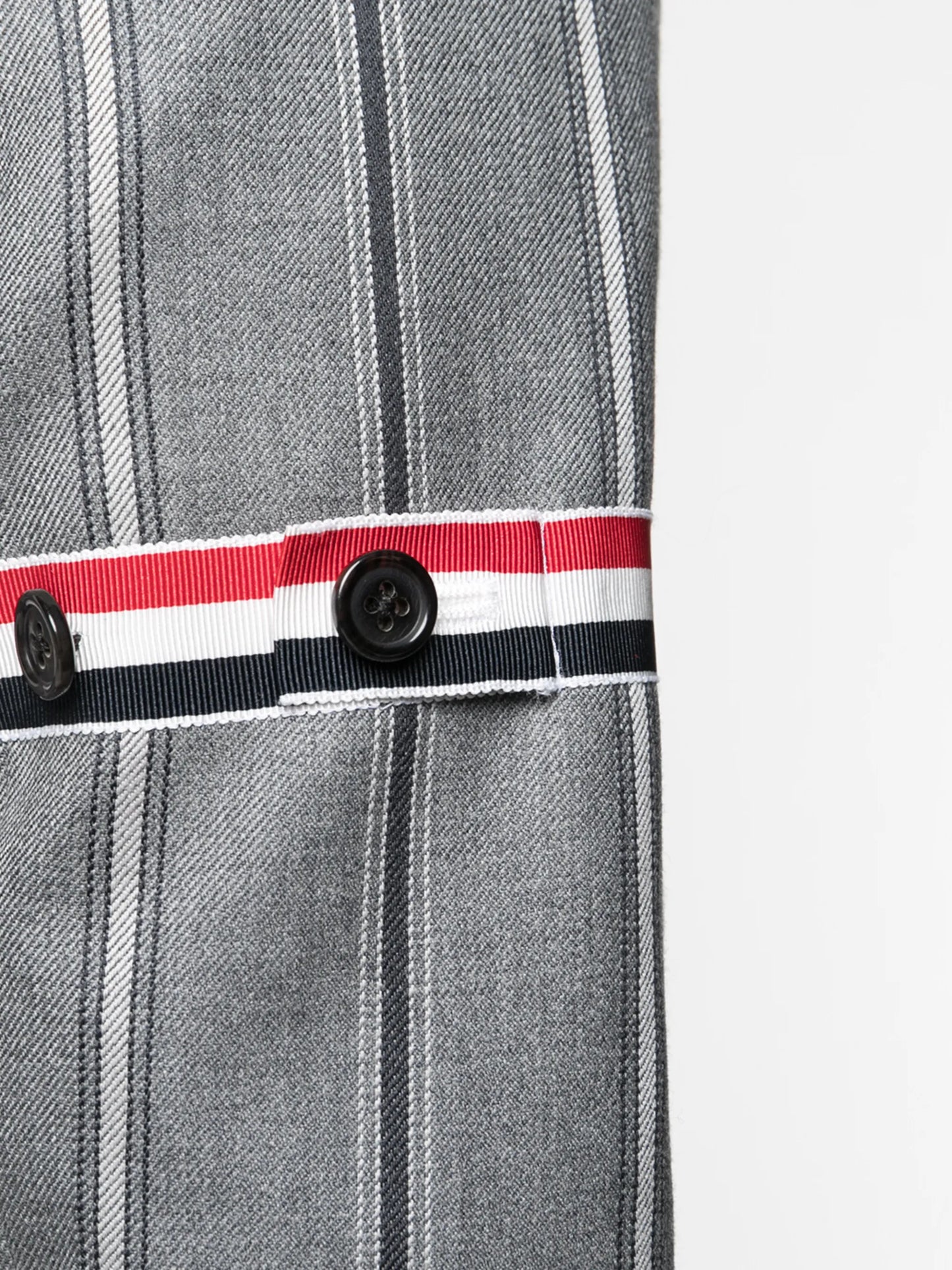 vertical-stripe sports blazer