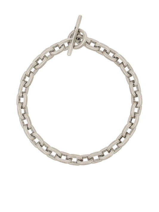 sterling silver chain-link bracelet