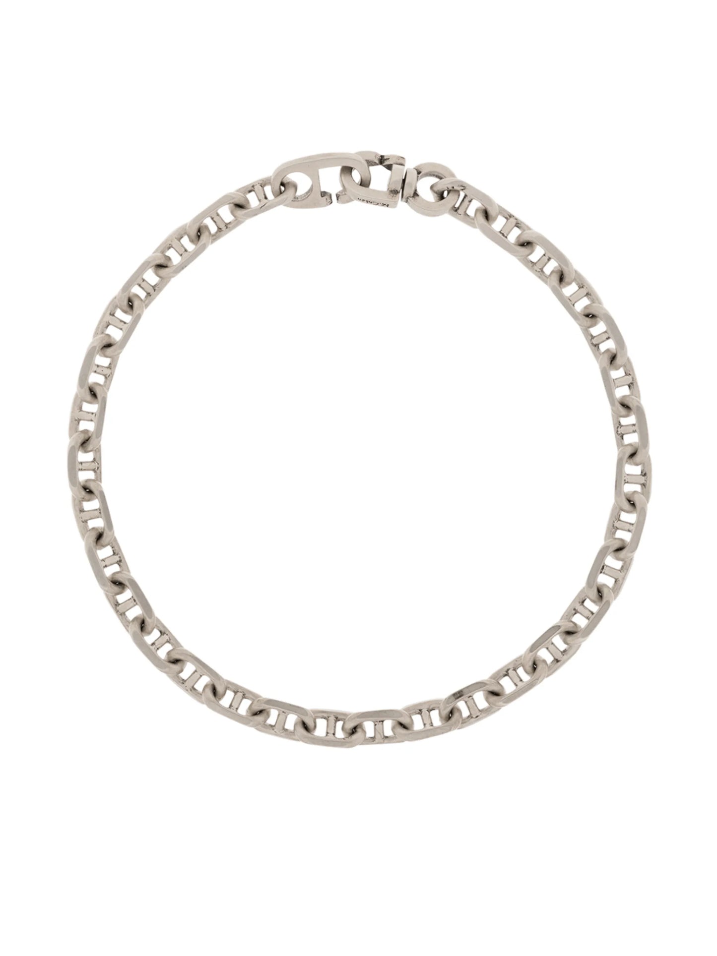 sterling silver chain-link bracelet