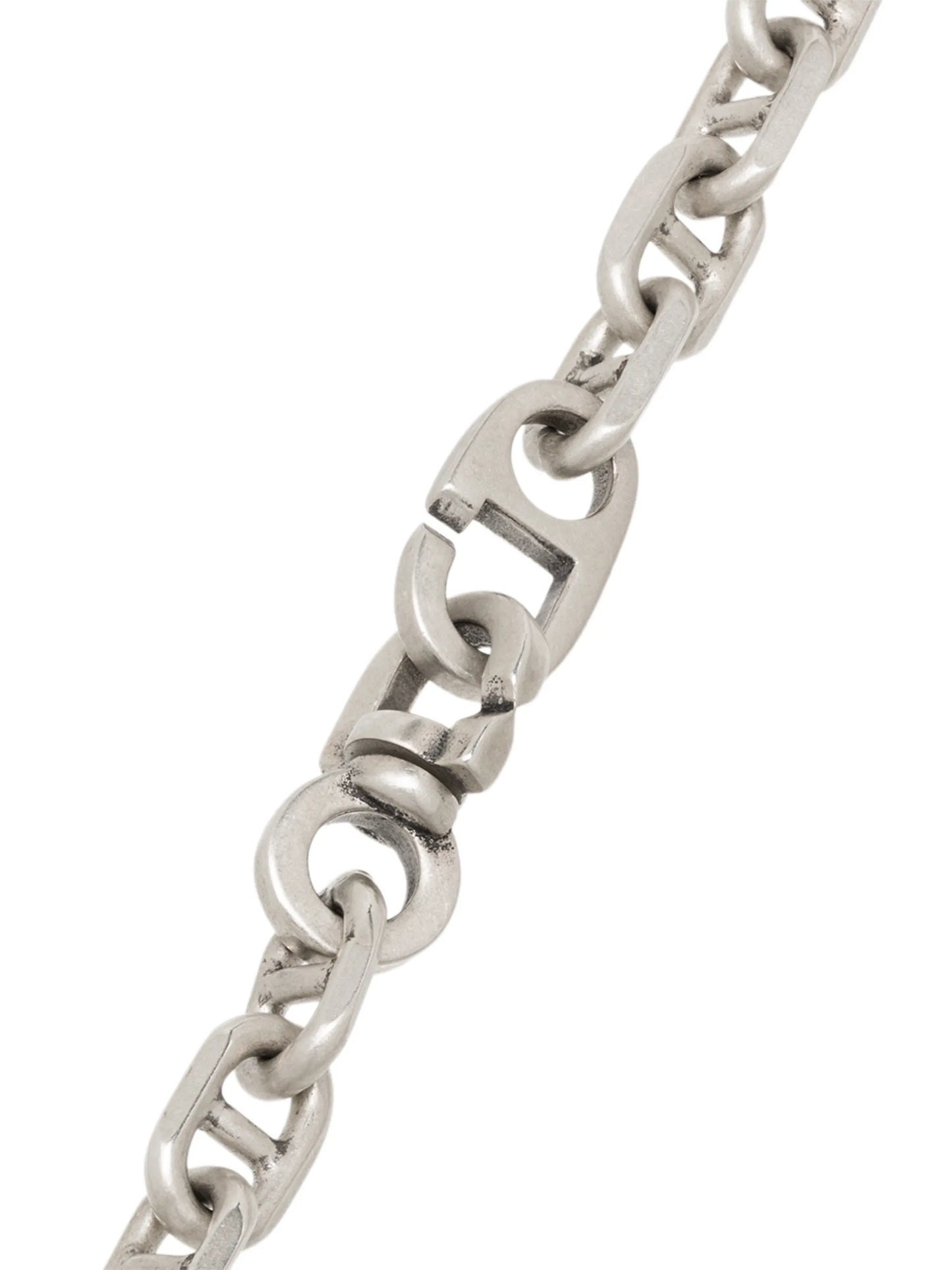 sterling silver chain-link bracelet