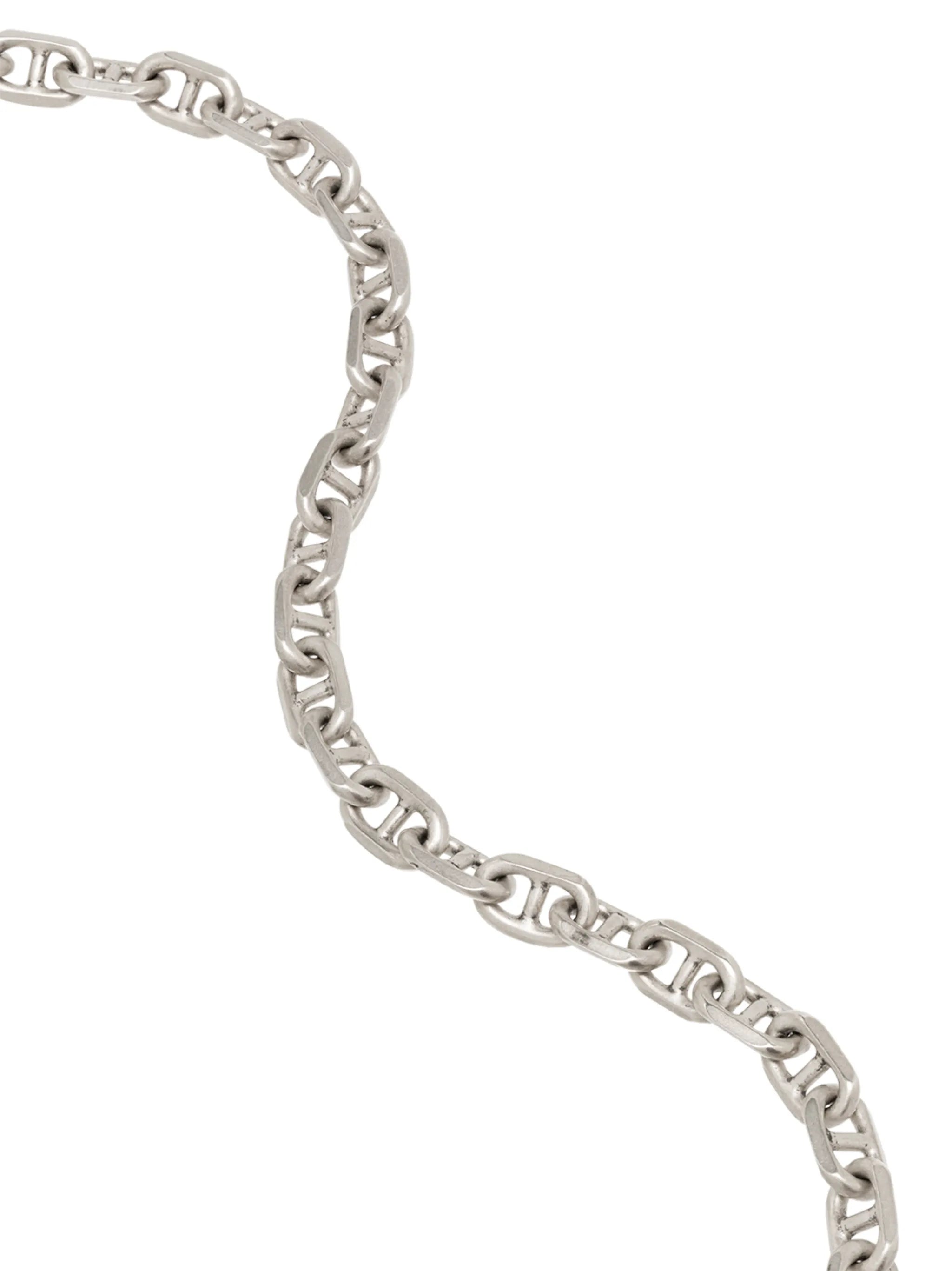 sterling silver chain-link bracelet