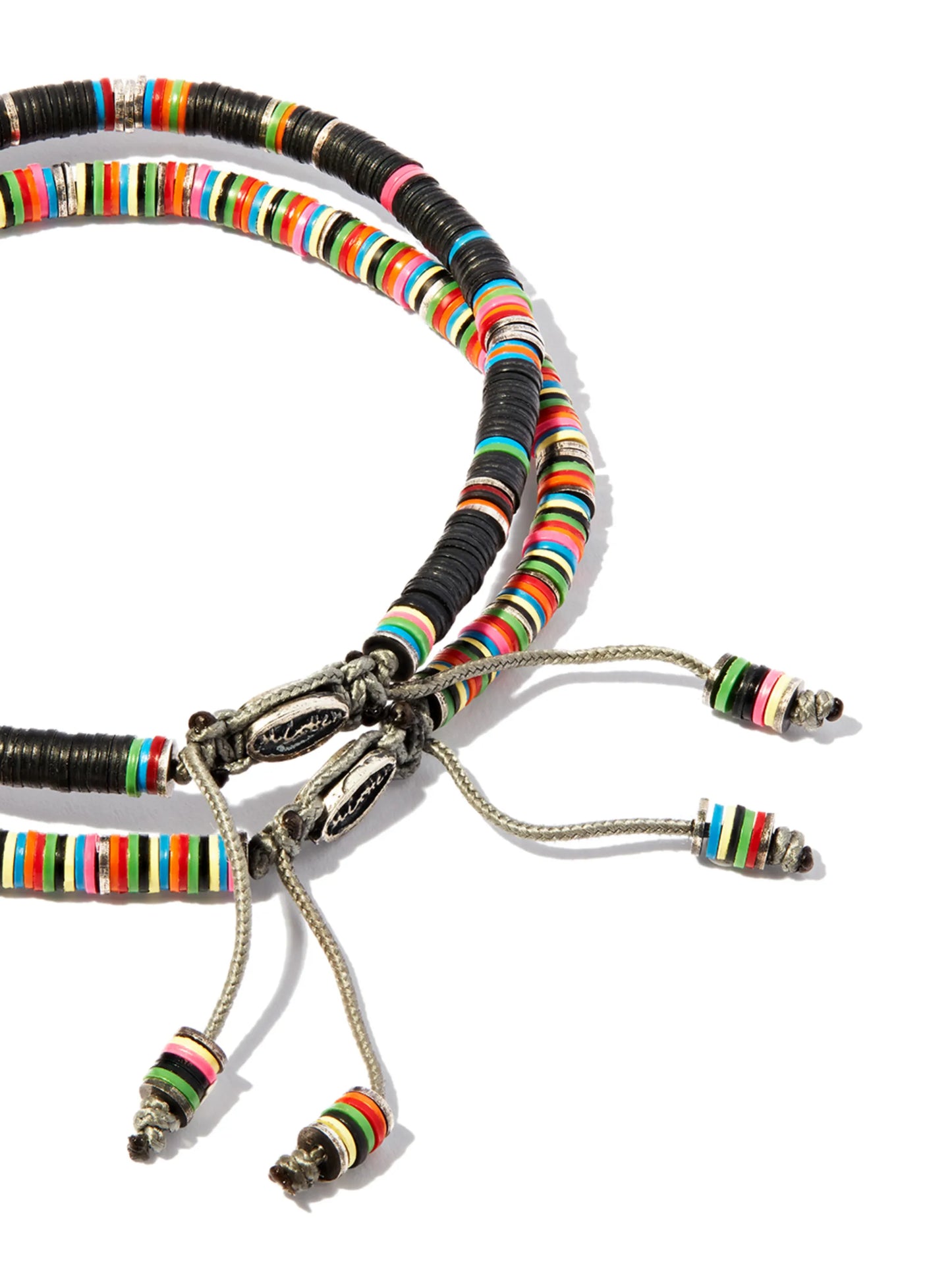 beaded sterling silver bracelet