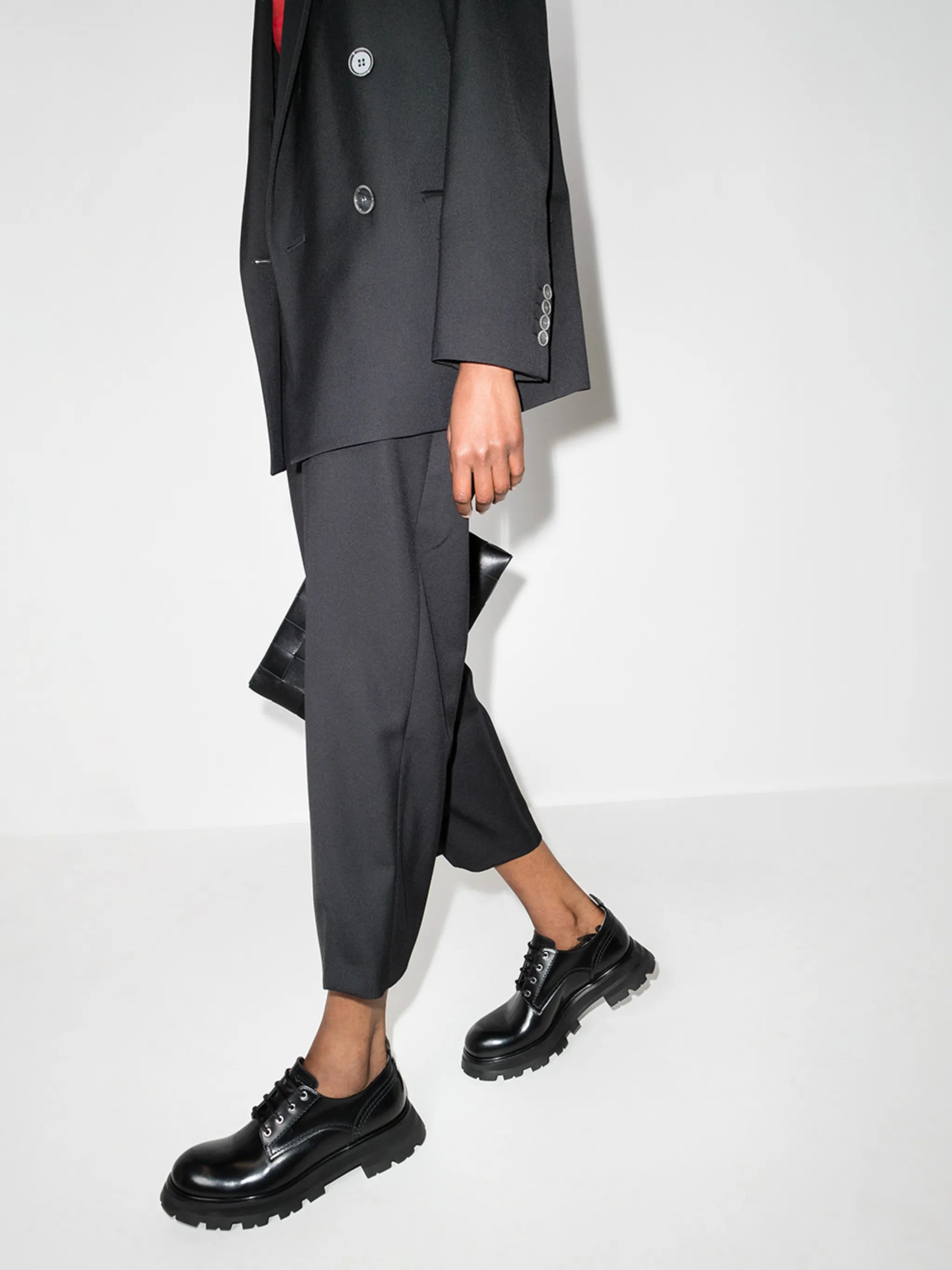 Wander leather lace-up shoes