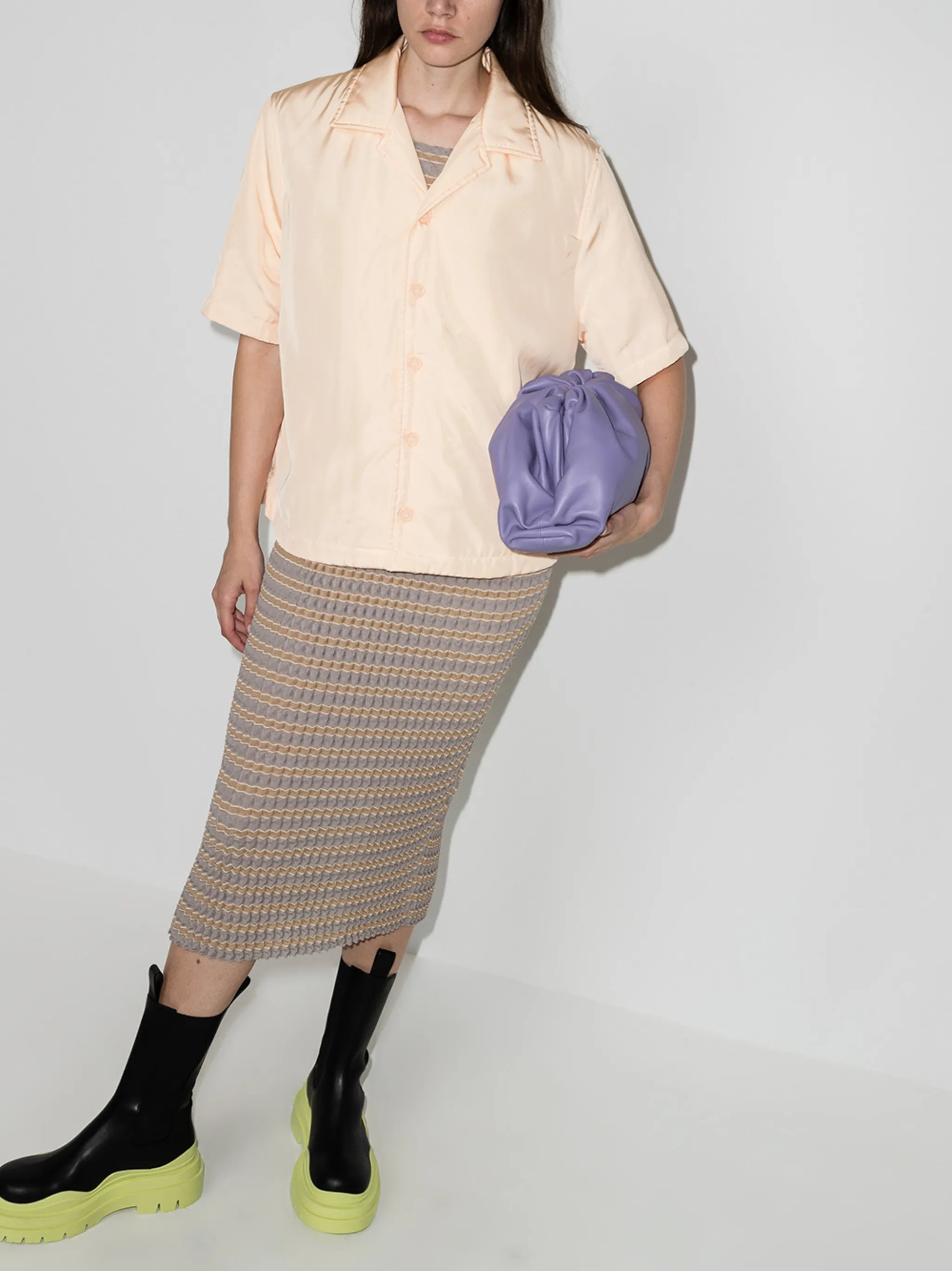 car-print short-sleeve shirt
