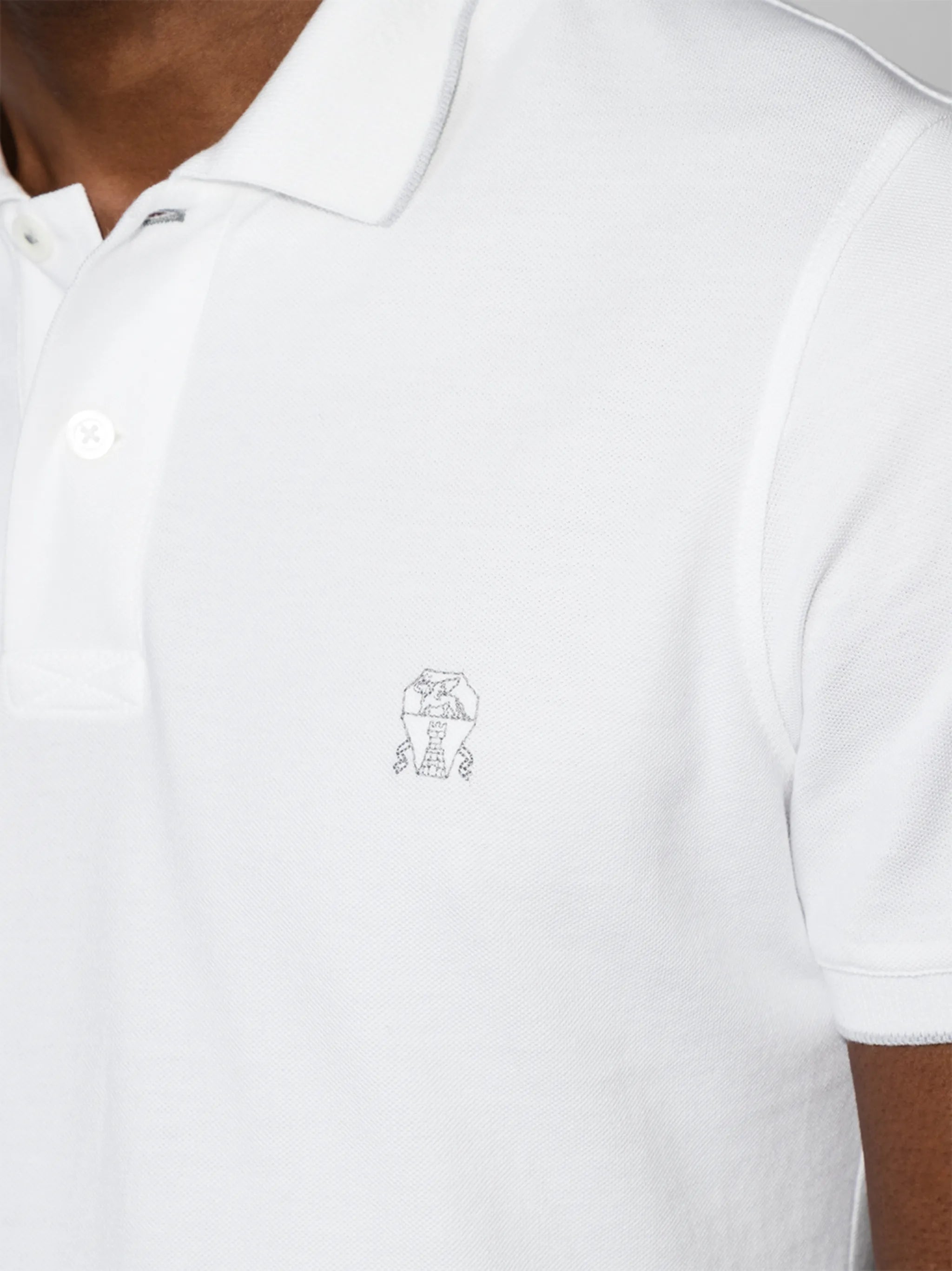 logo-embroidered short-sleeve polo shirt