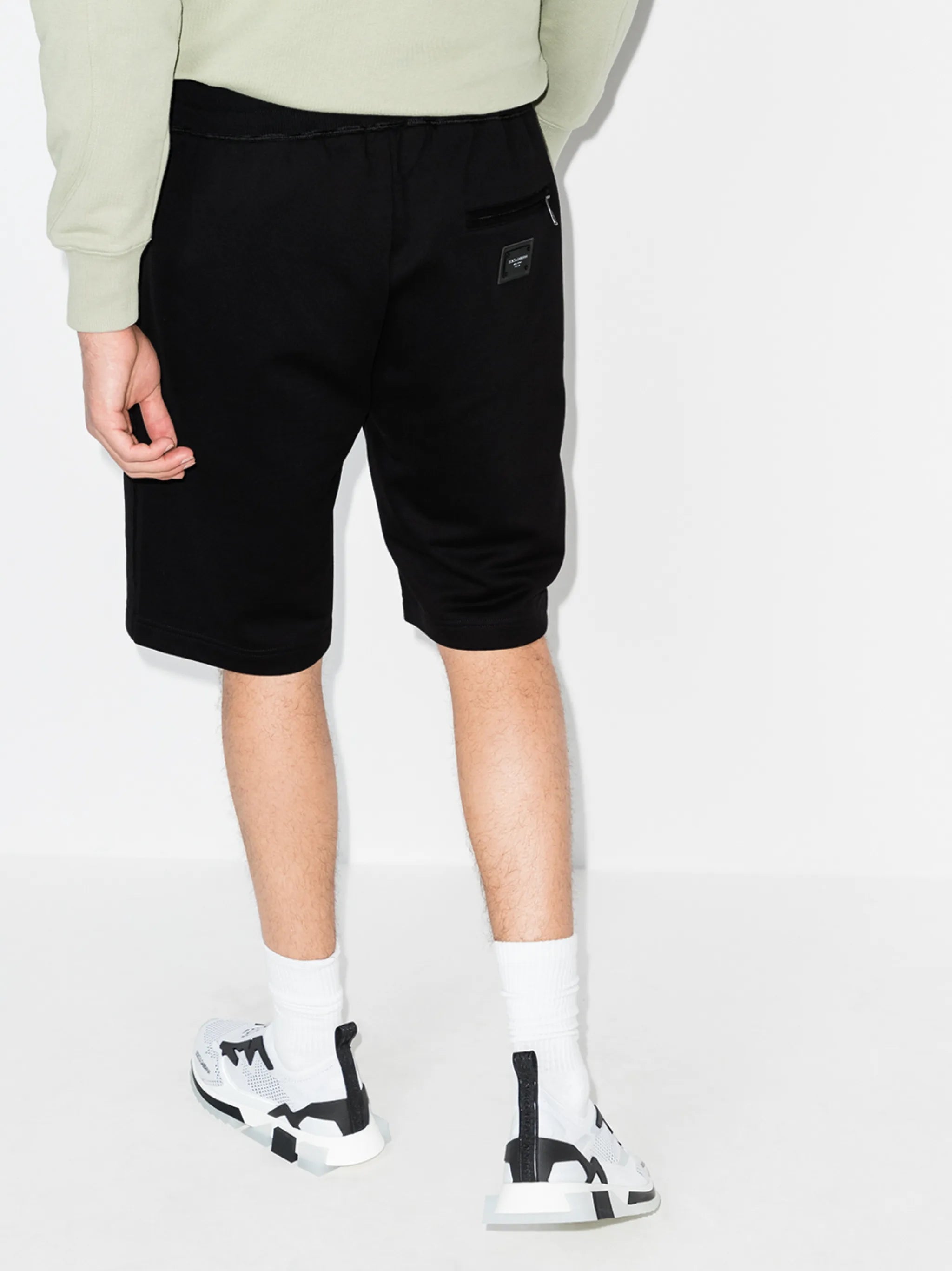 cotton track shorts
