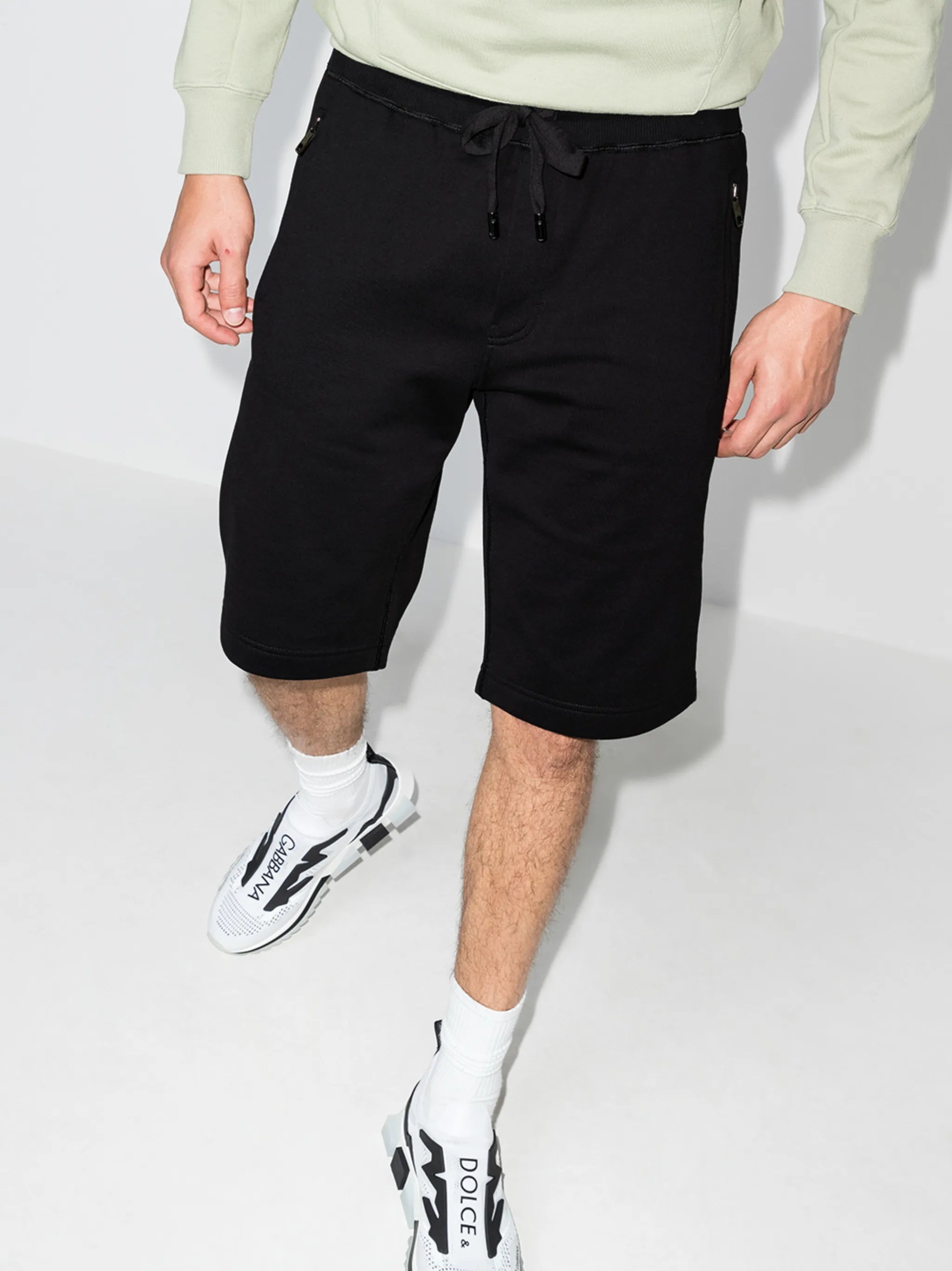 cotton track shorts