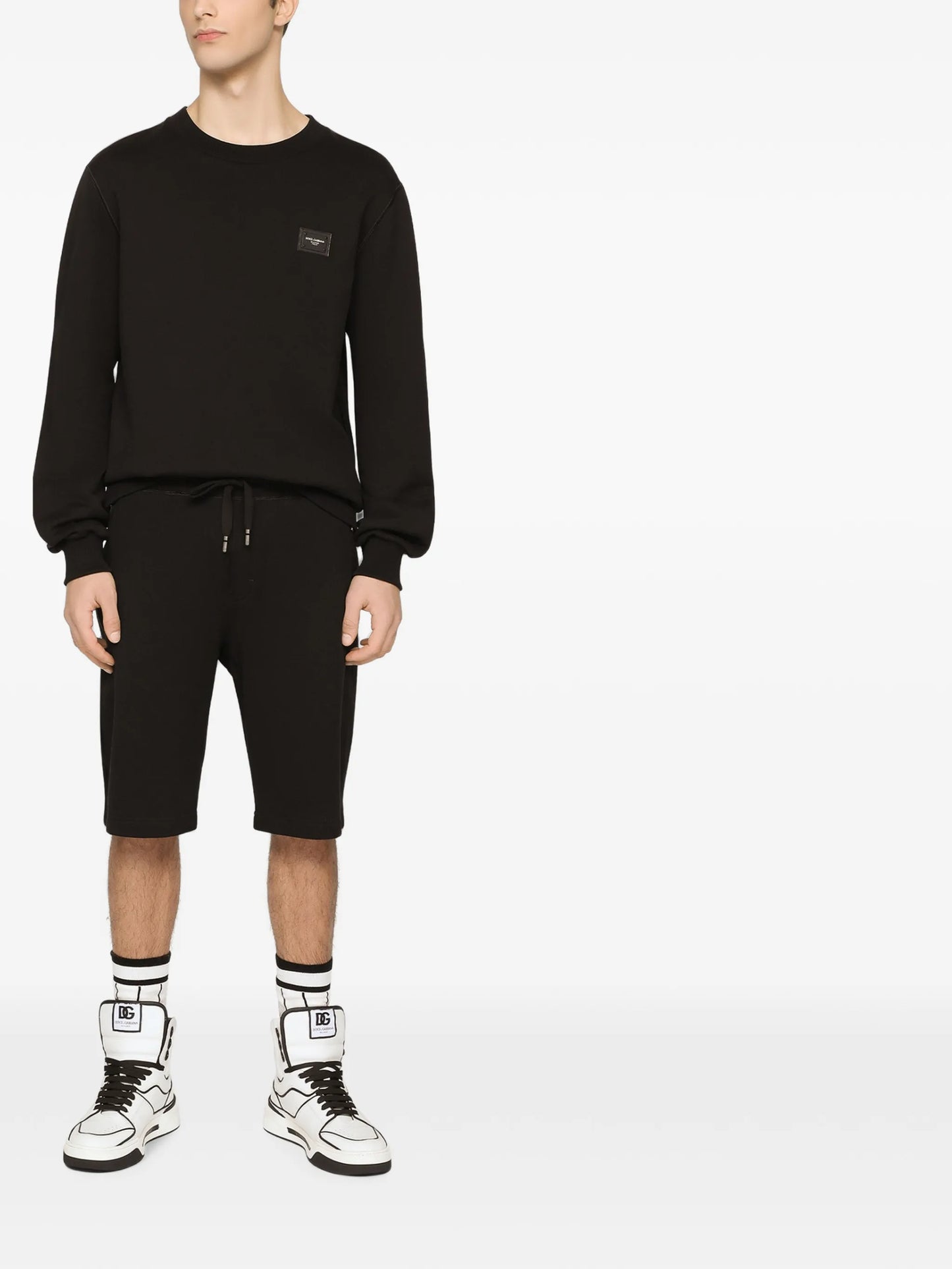 cotton track shorts