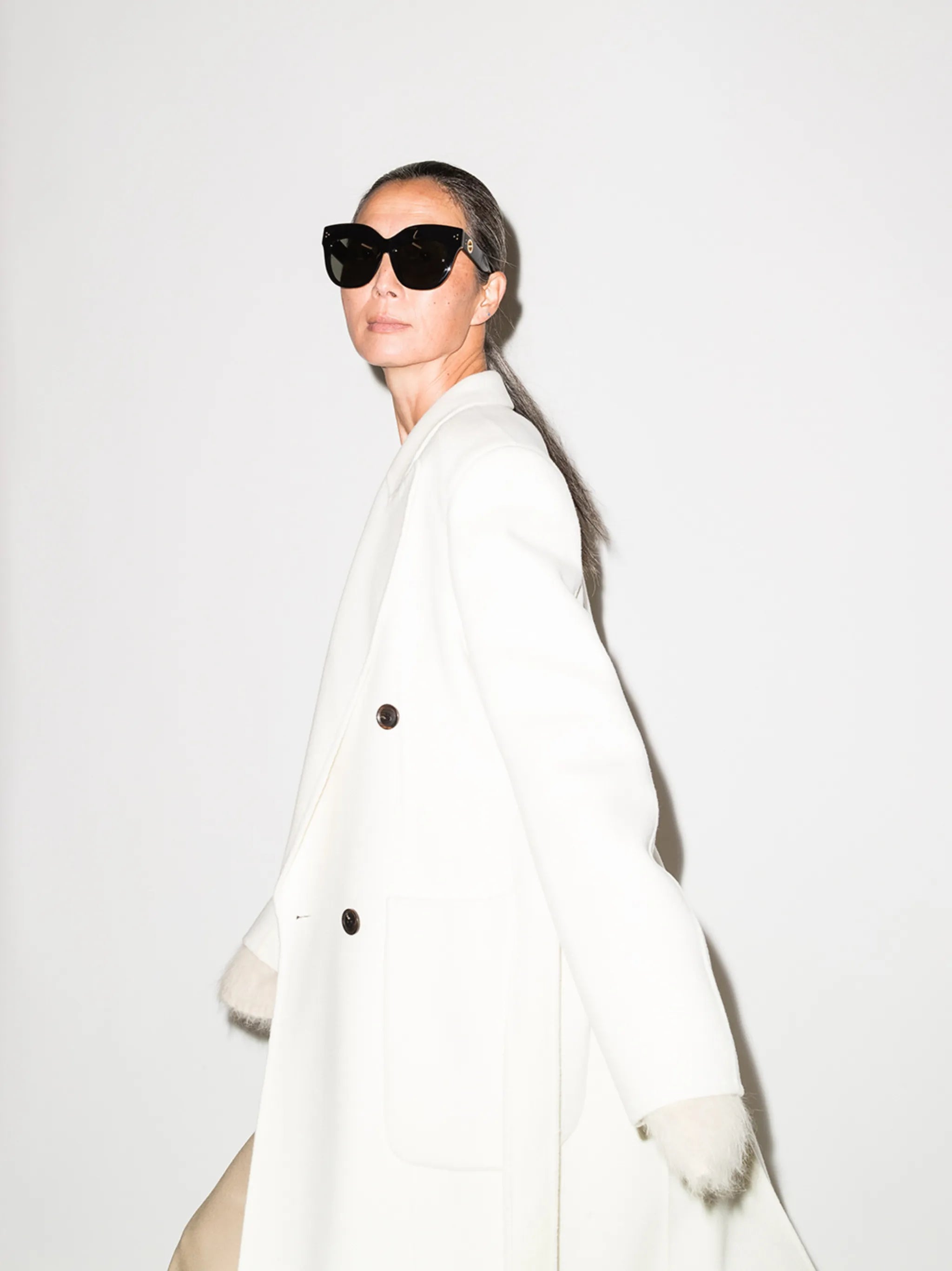 Dunaway cat-eye frame sunglasses