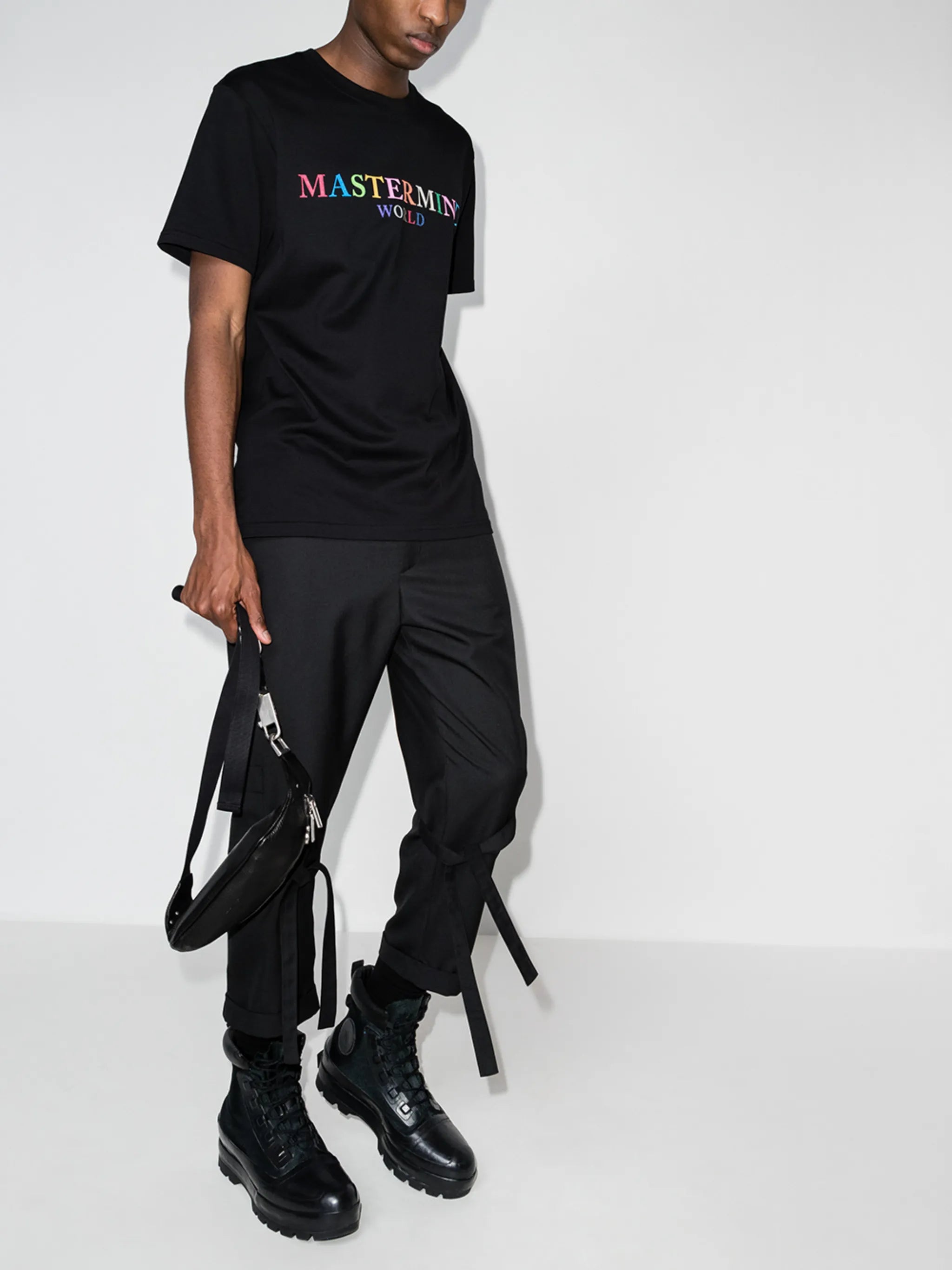 multicolour logo short-sleeve T-shirt