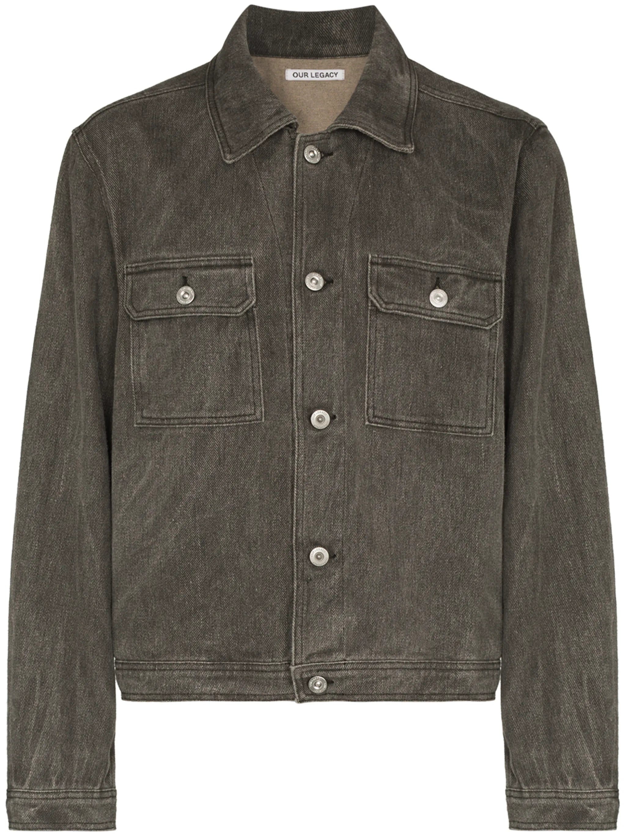 Mono buttoned denim jacket