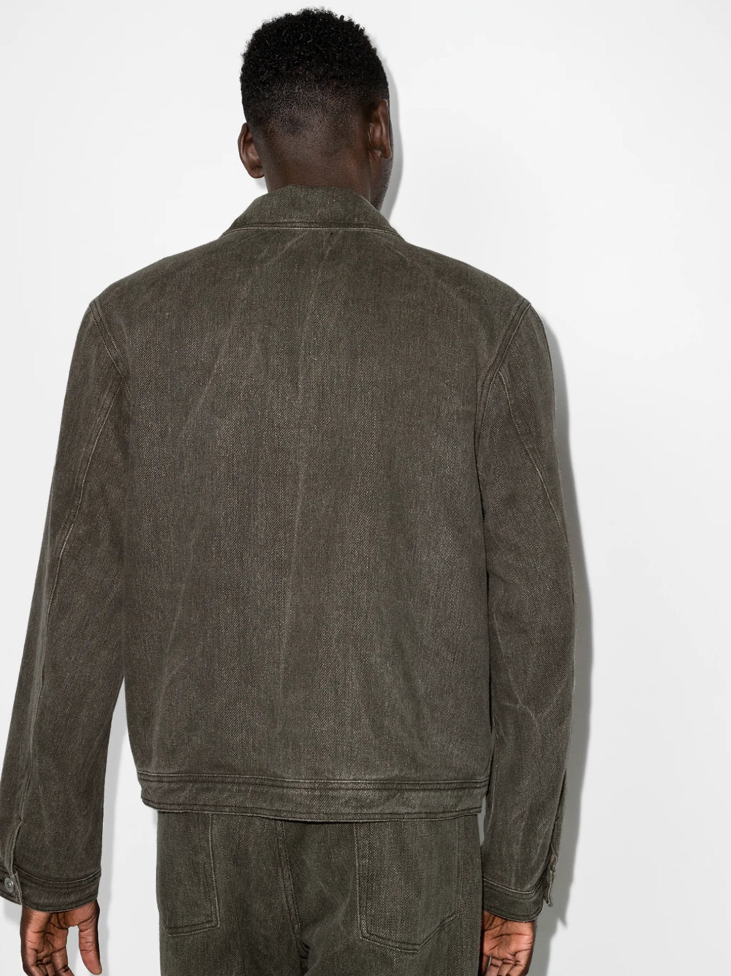 Mono buttoned denim jacket