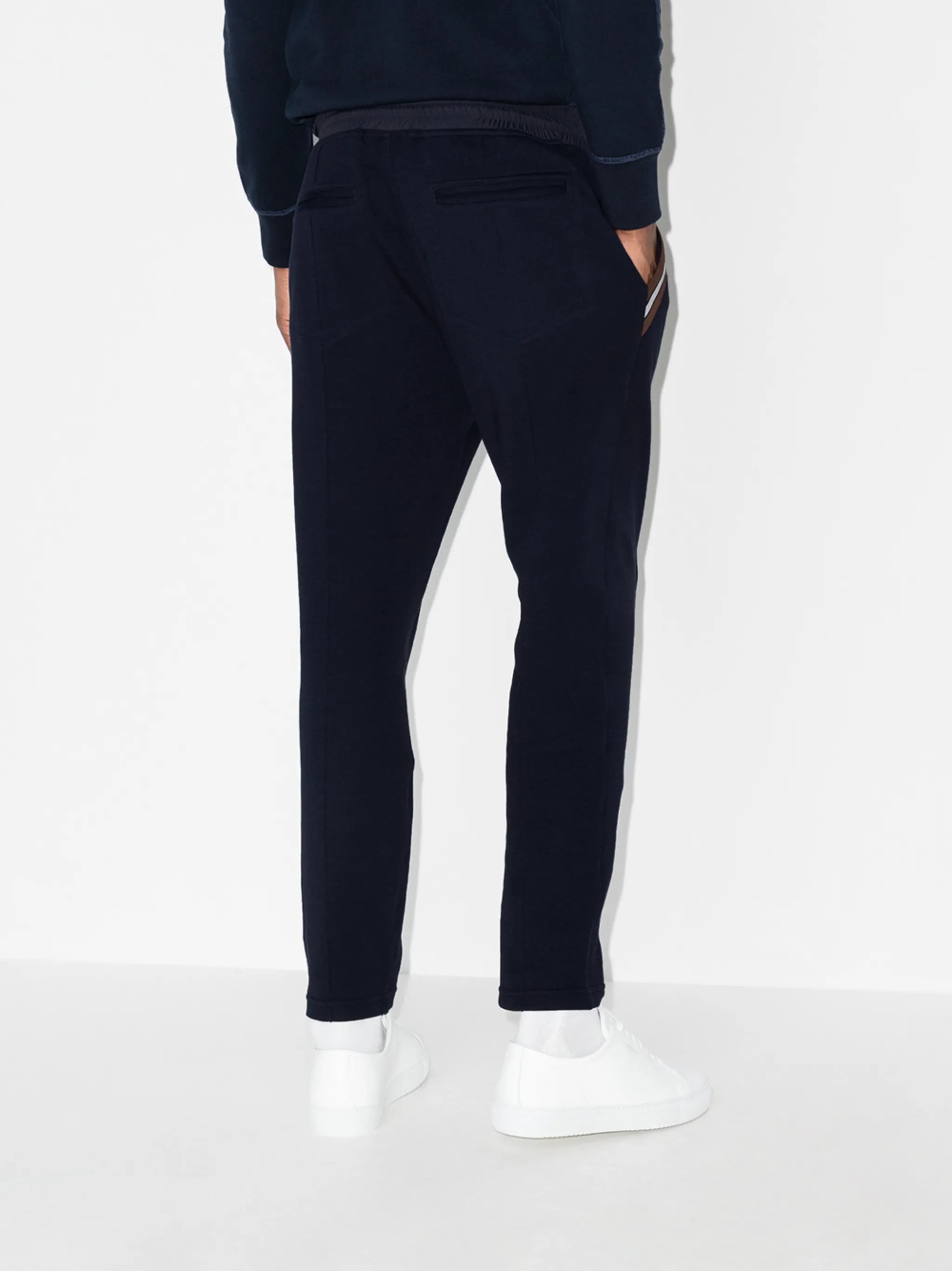 drawstring waist track pants