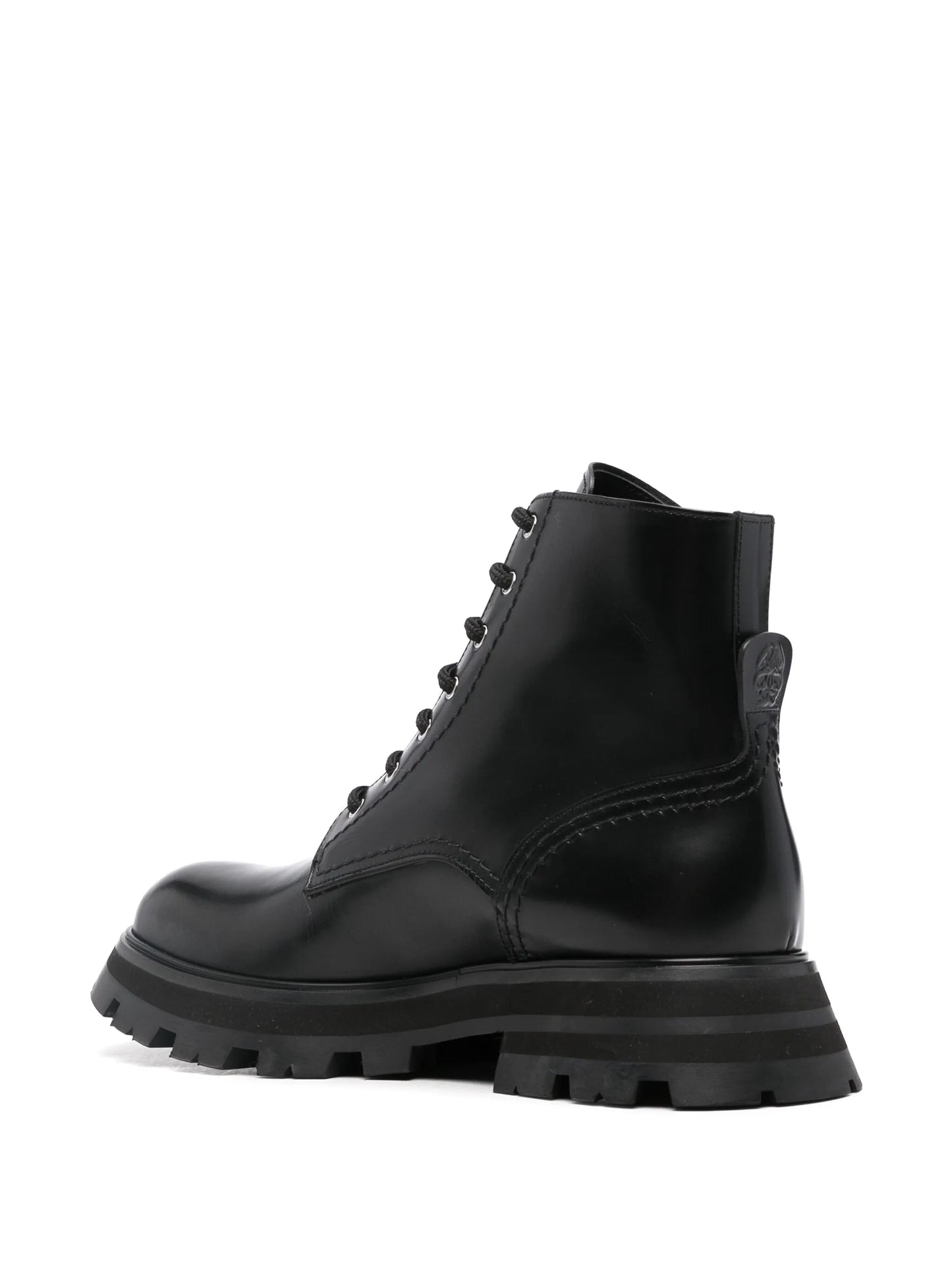 leather combat boots
