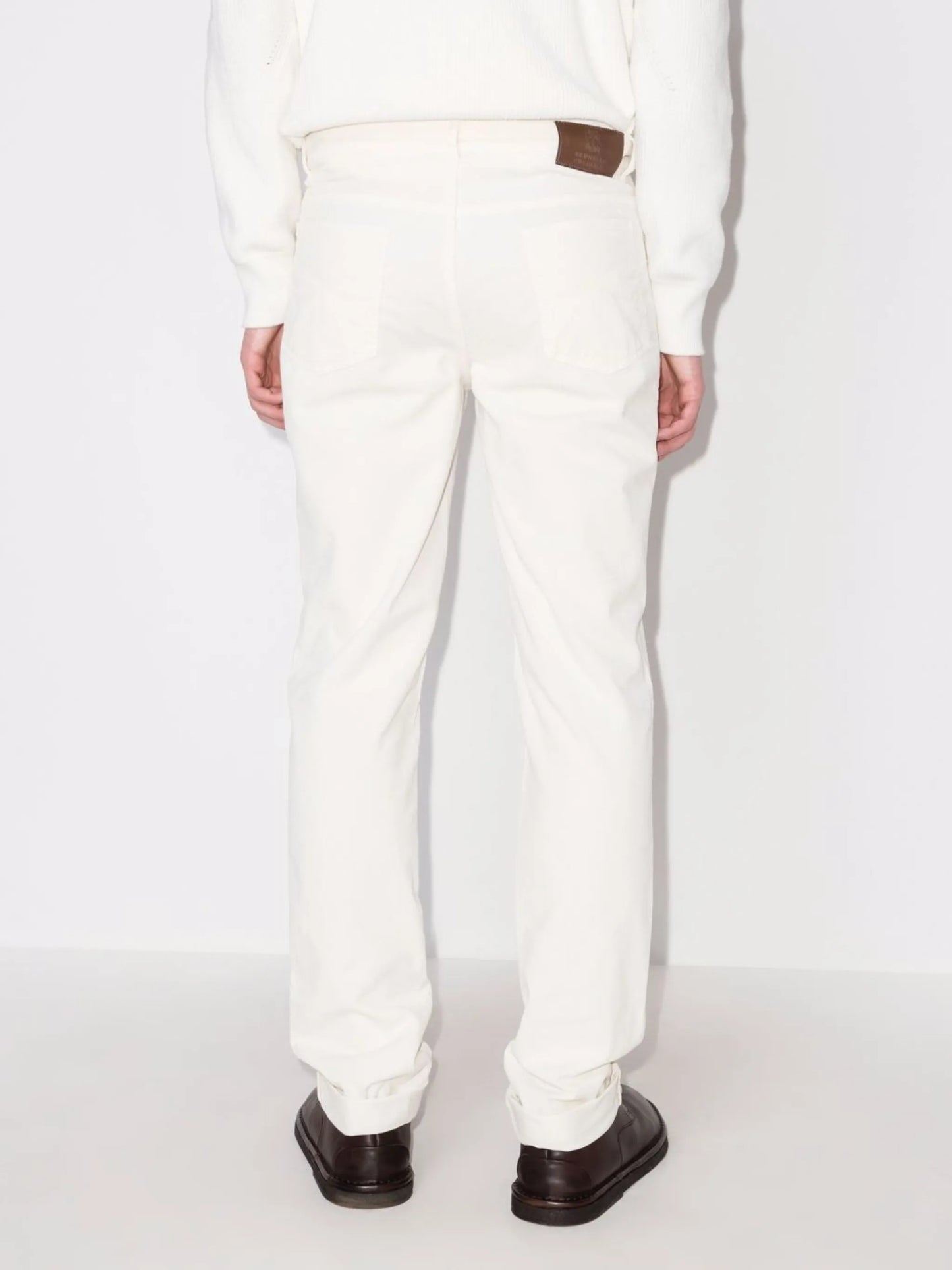 straight-leg corduroy trousers