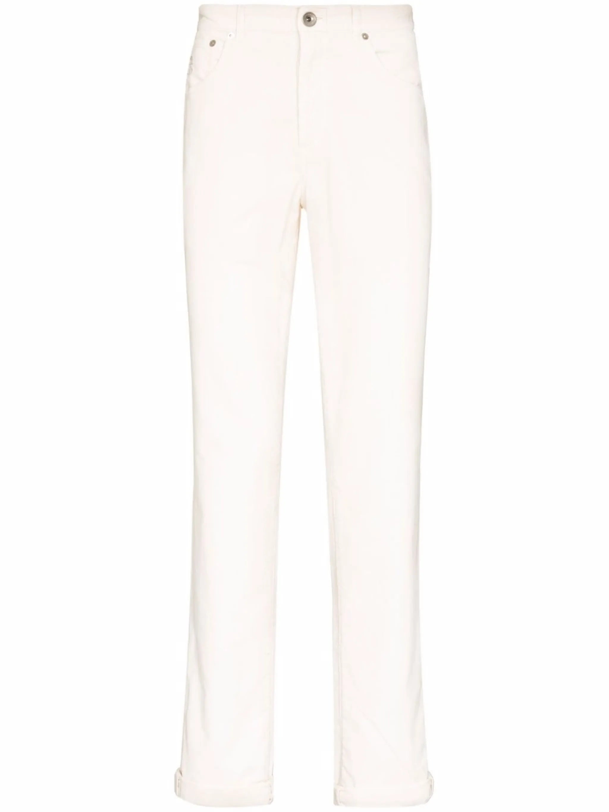 straight-leg corduroy trousers