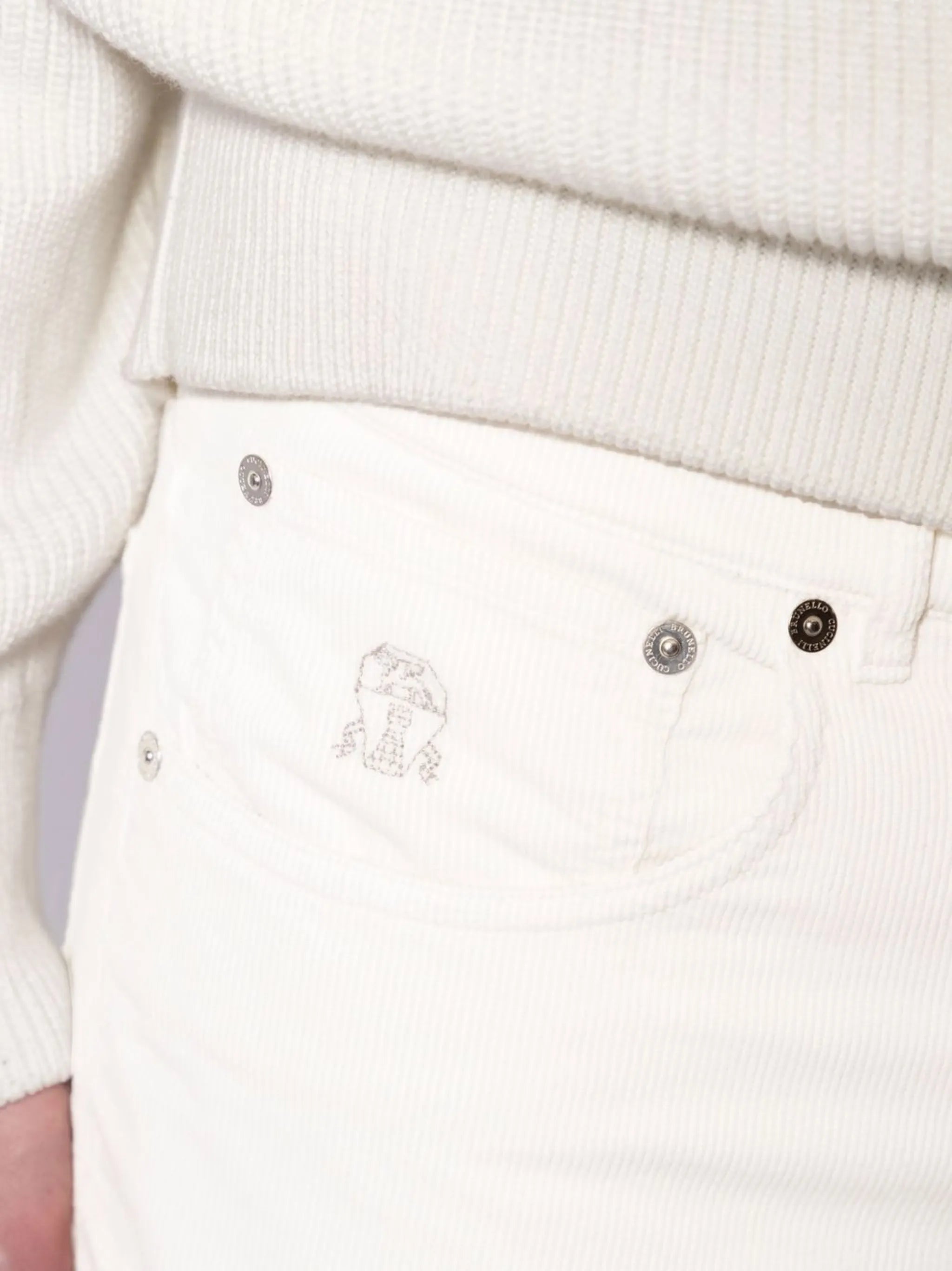 straight-leg corduroy trousers