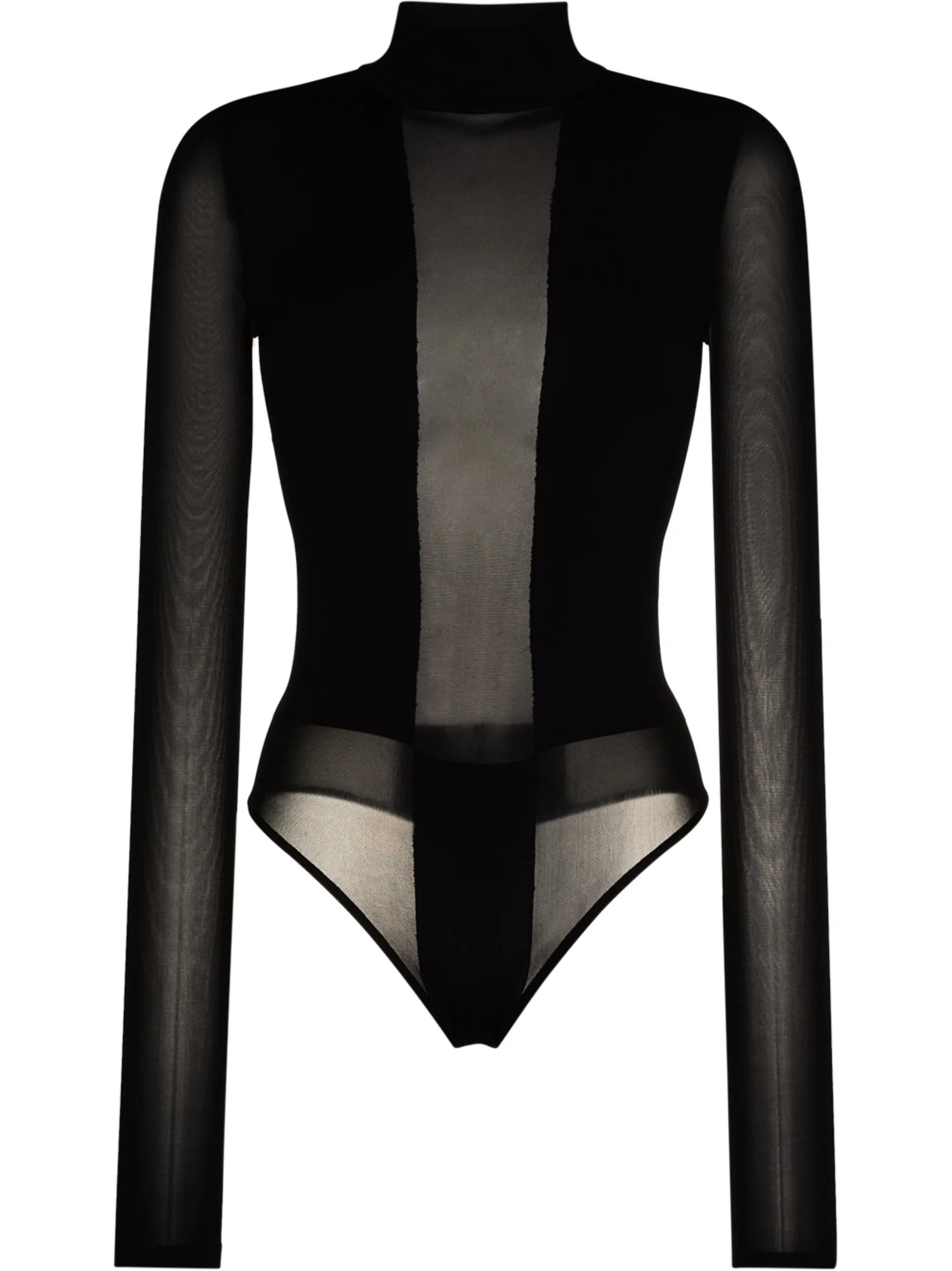 Dione sheer-panel bodysuit