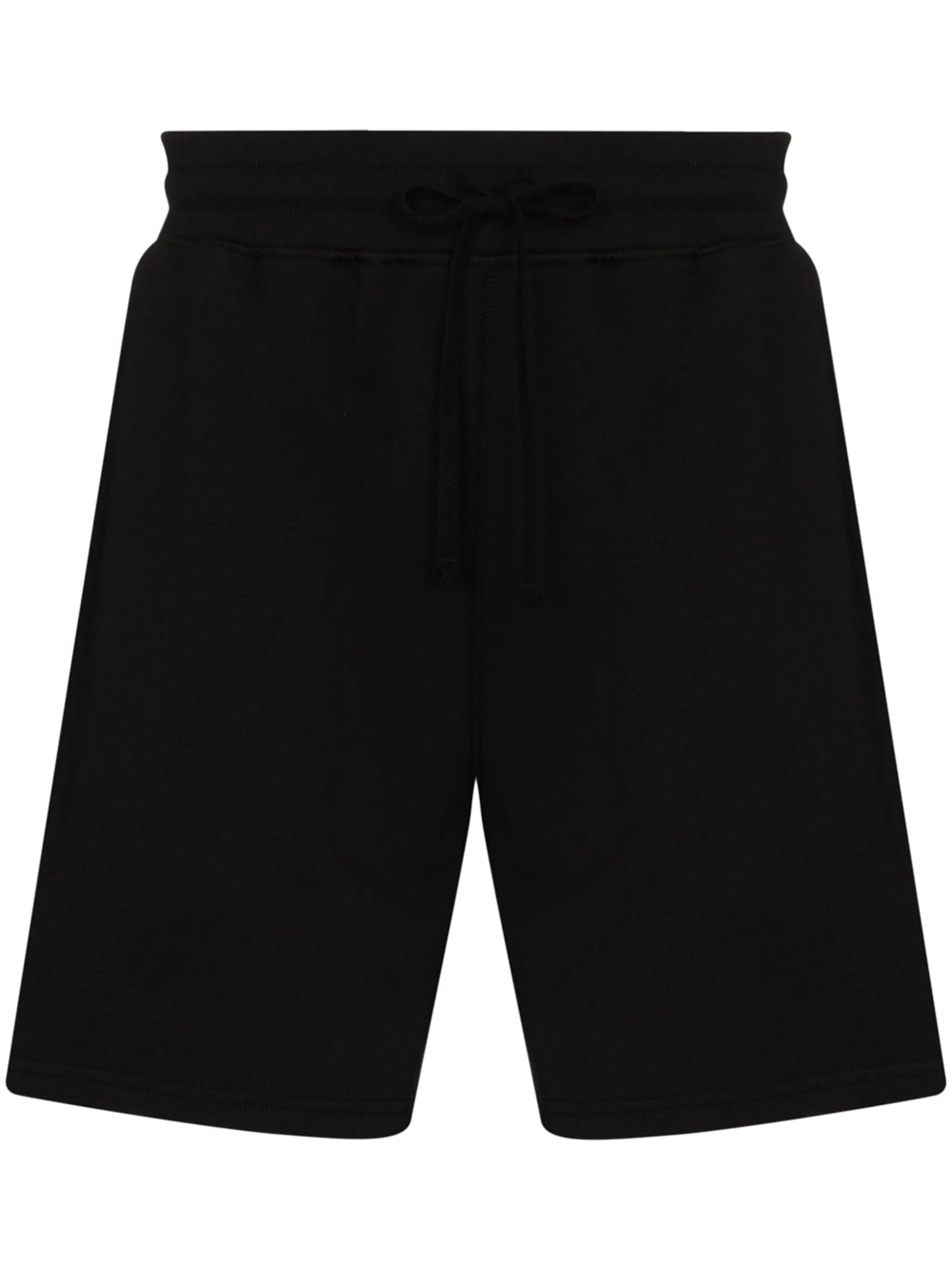 drawstring cotton track shorts