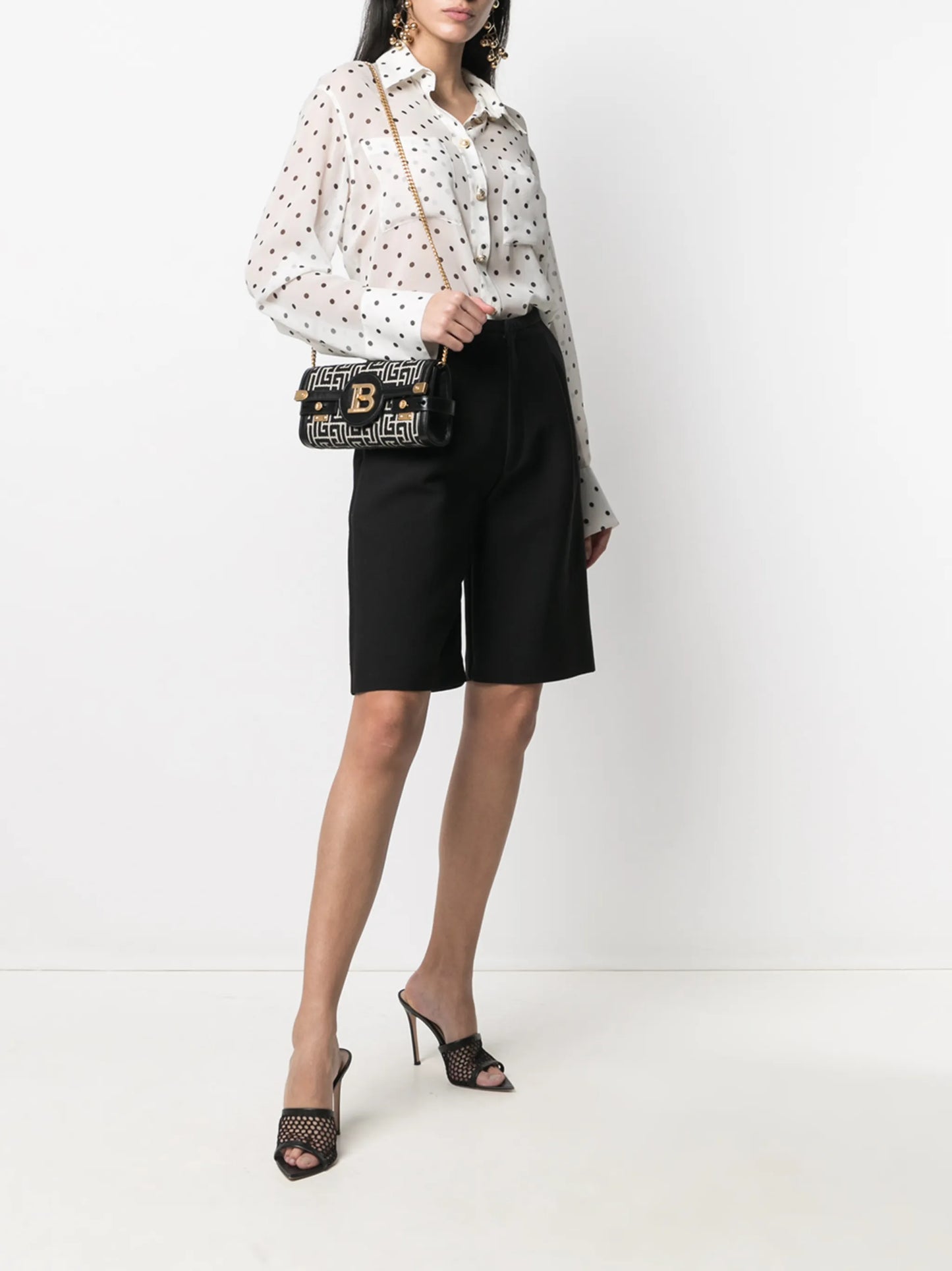B-Buzz 23 monogram jacquard clutch bag