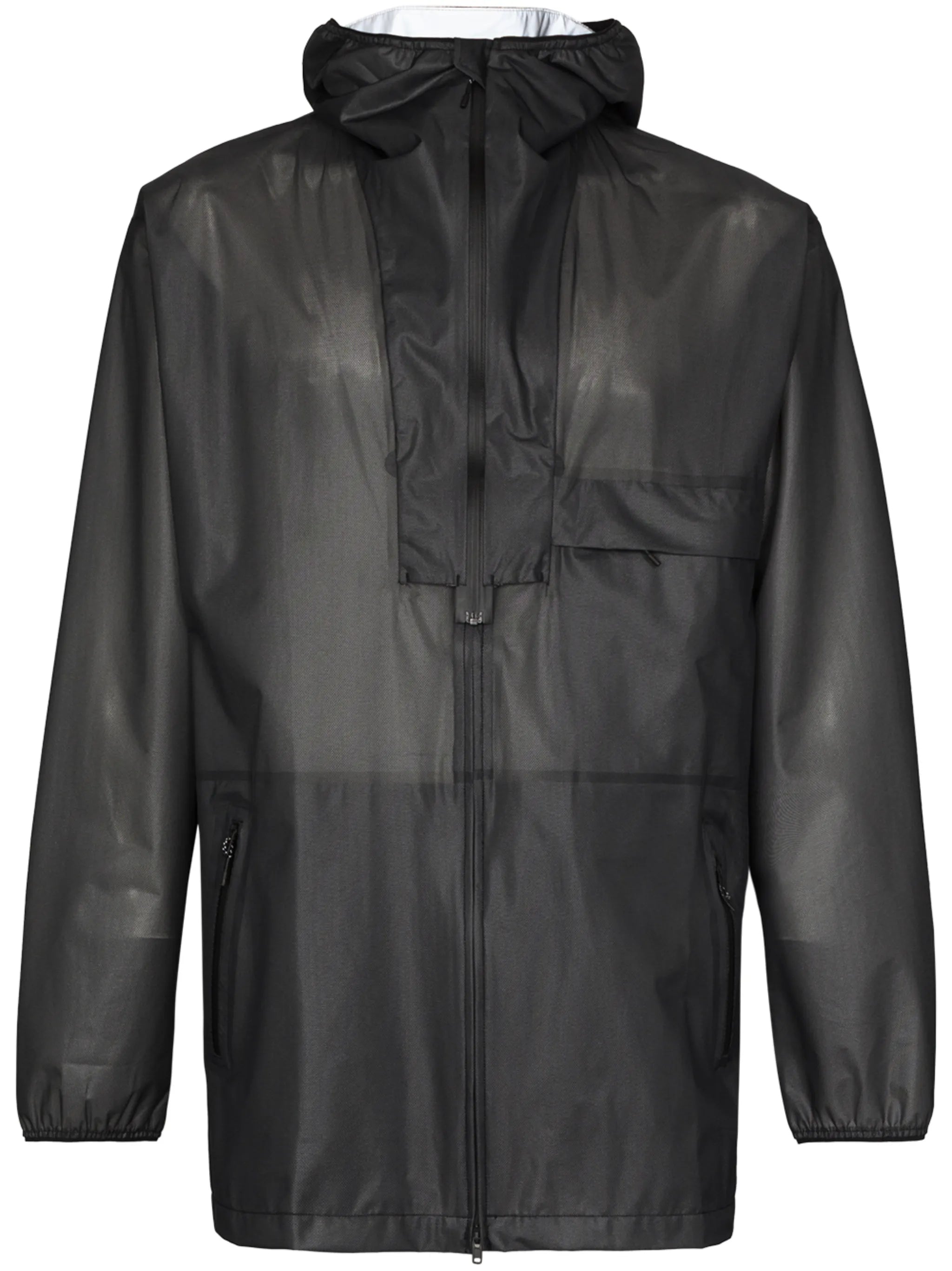oversized zipped windbreaker