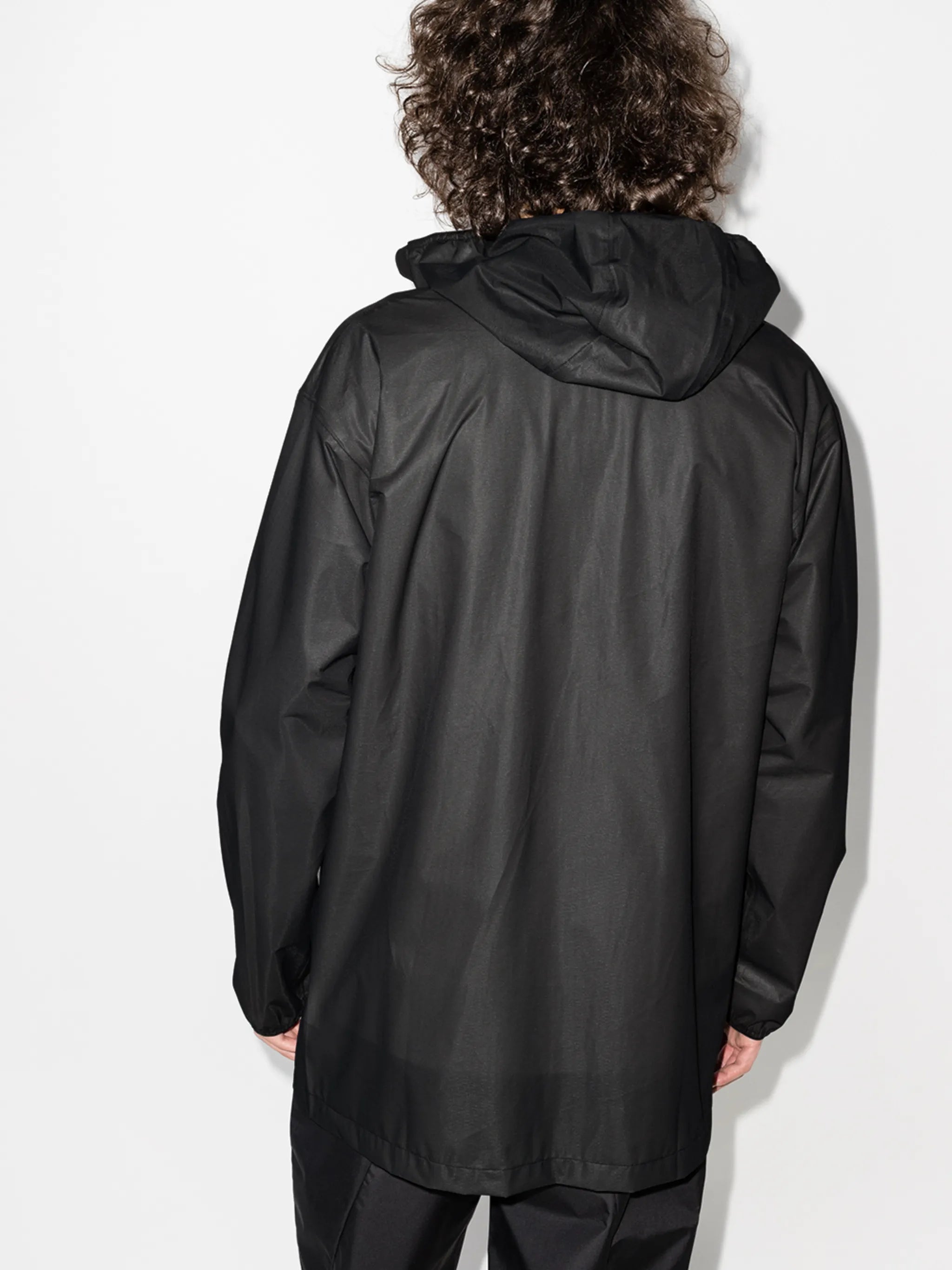 oversized zipped windbreaker