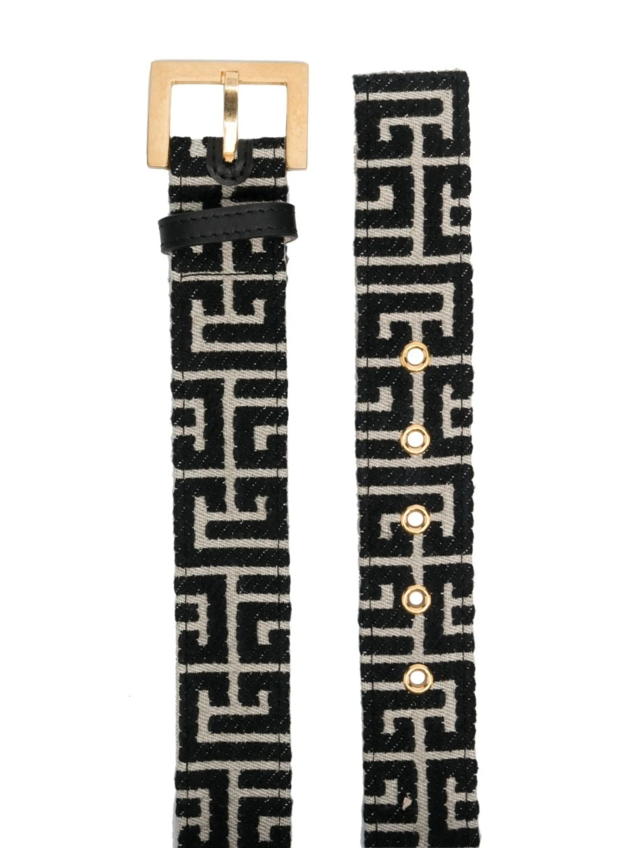 monogram jacquard belt
