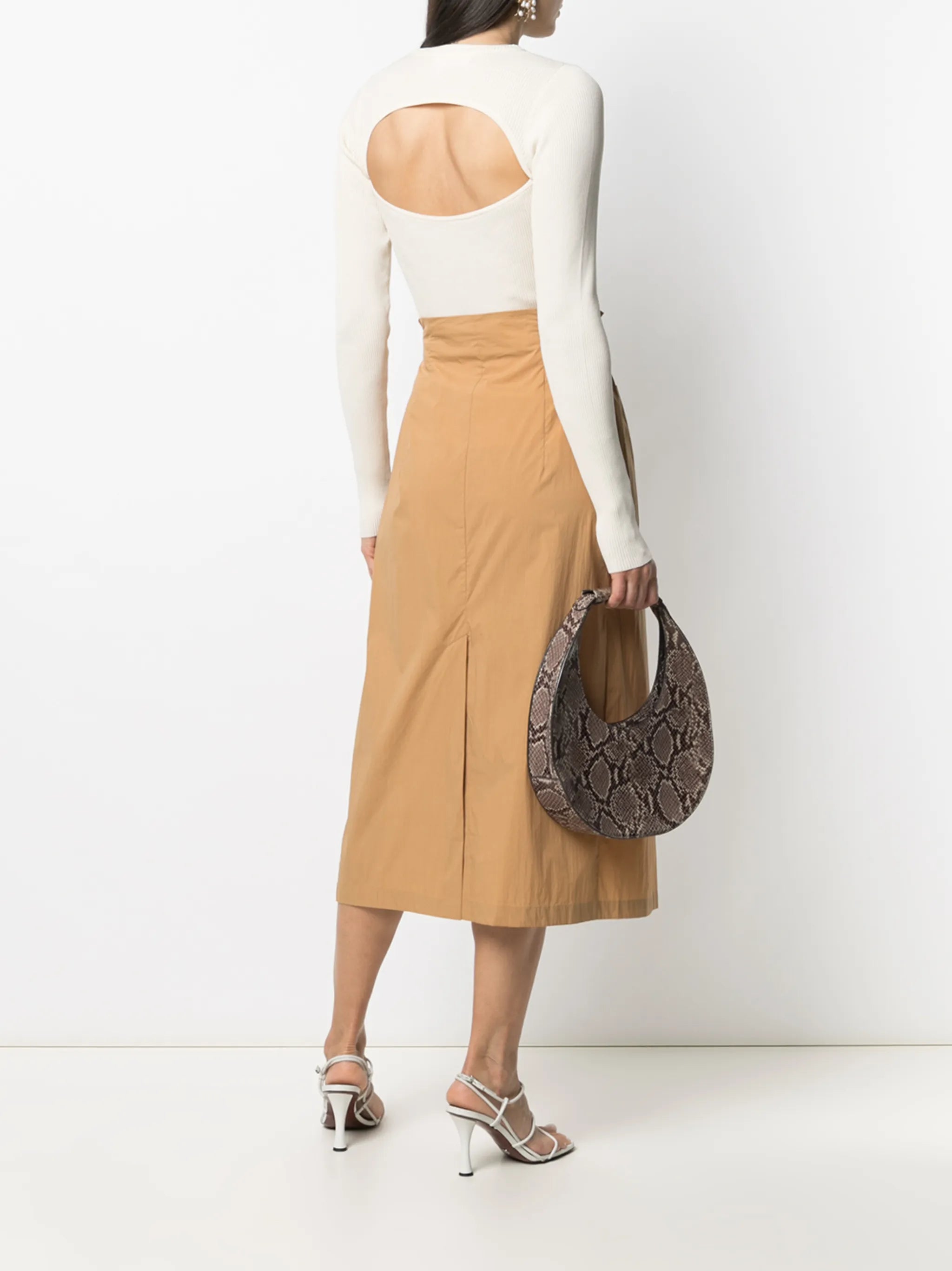 ribbed slim-fit jumper