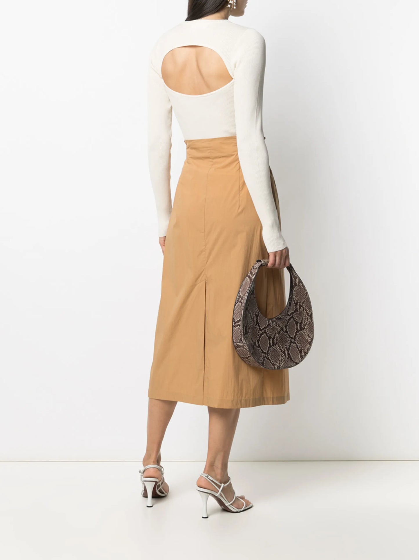 ribbed slim-fit jumper