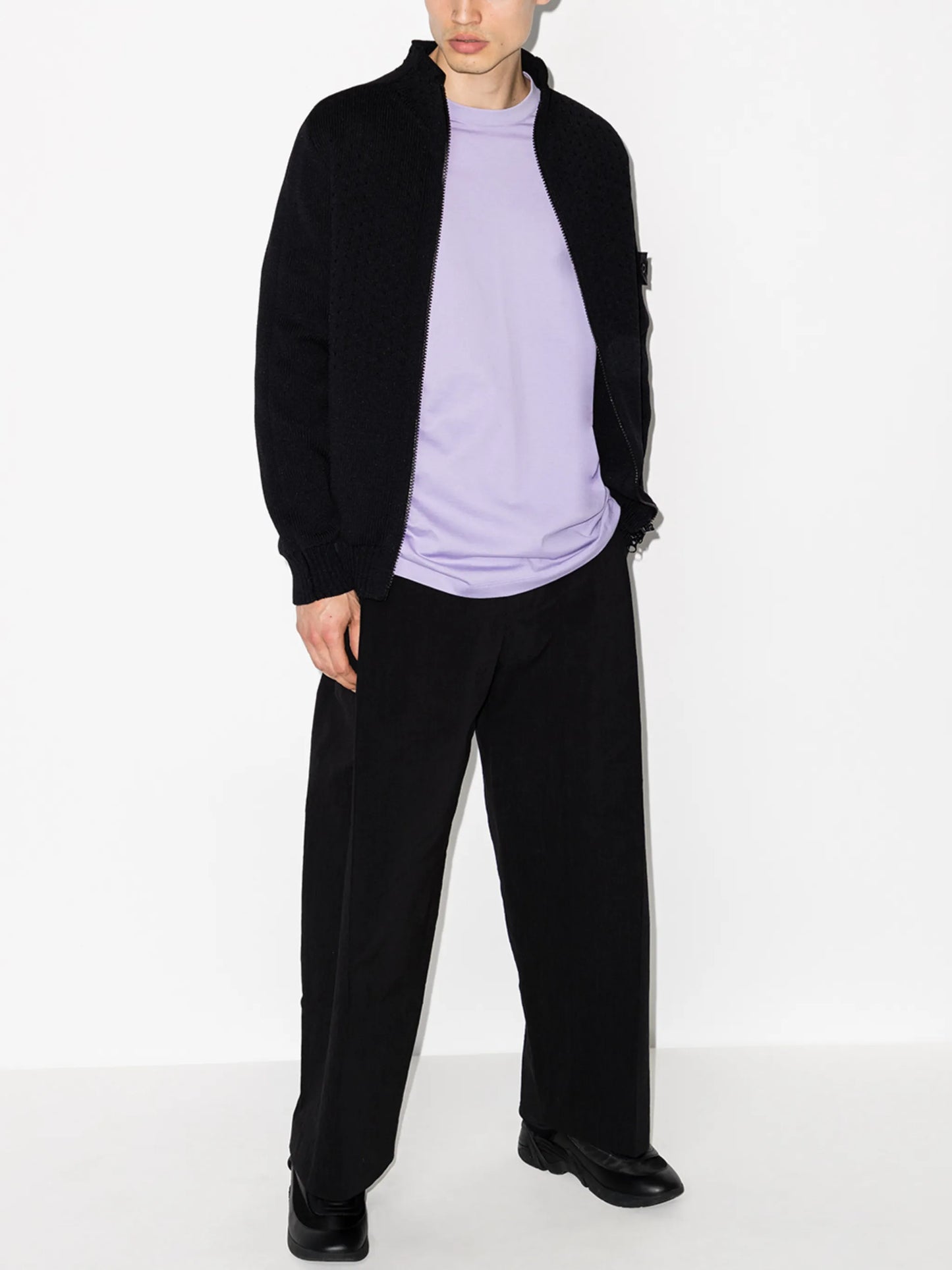 tonal-logo crew-neck T-shirt