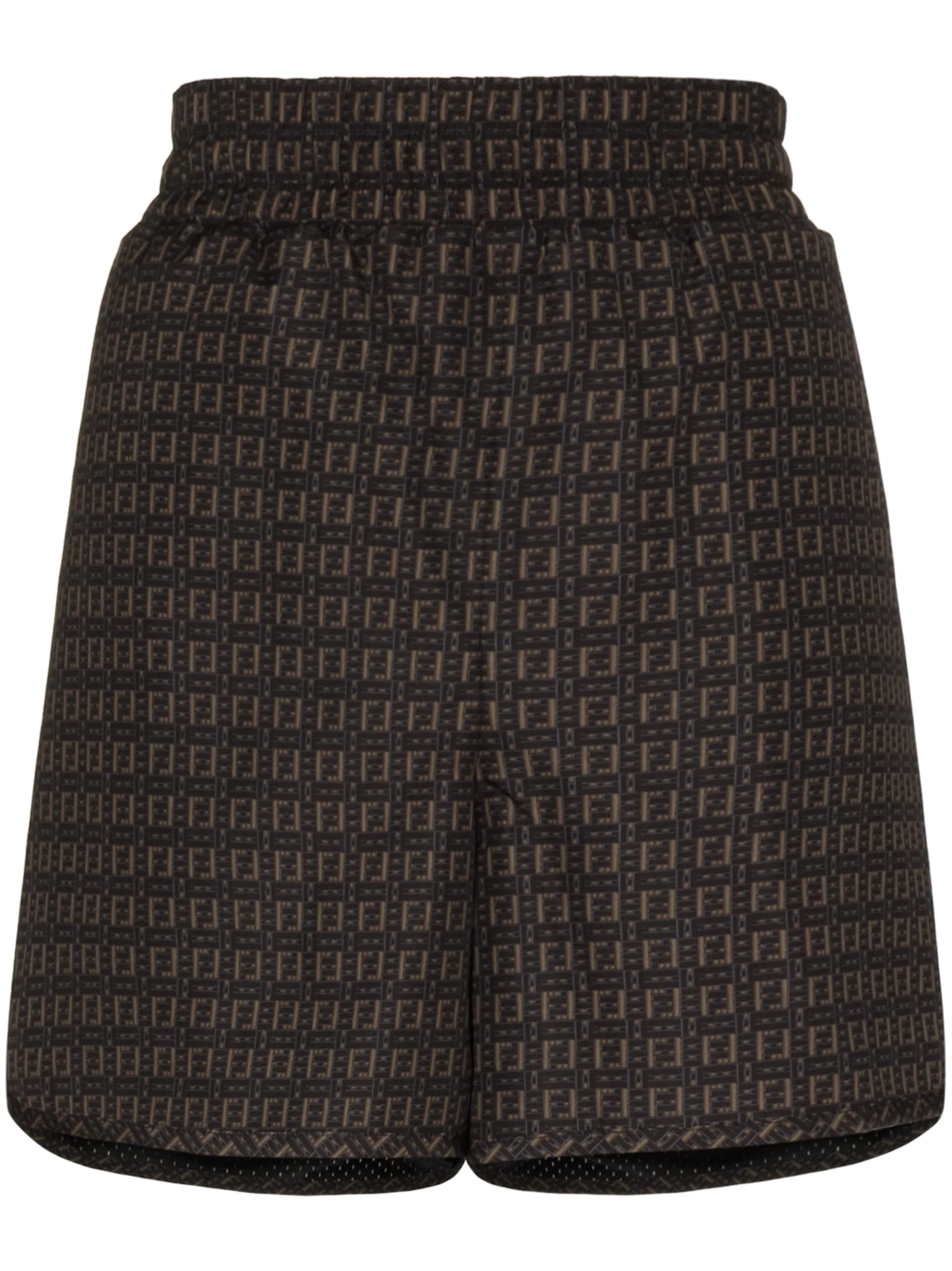 FF logo-print shorts
