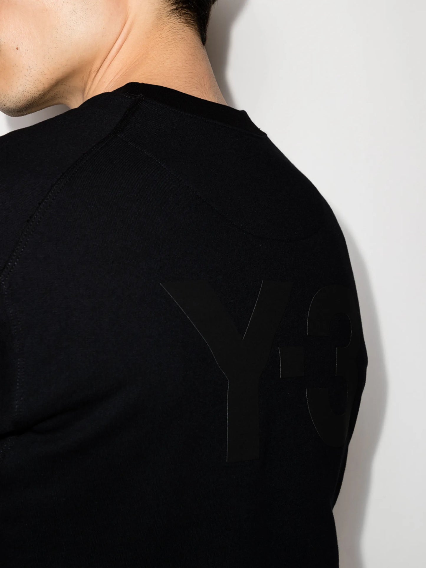 tonal-logo crew-neck sweatshirt