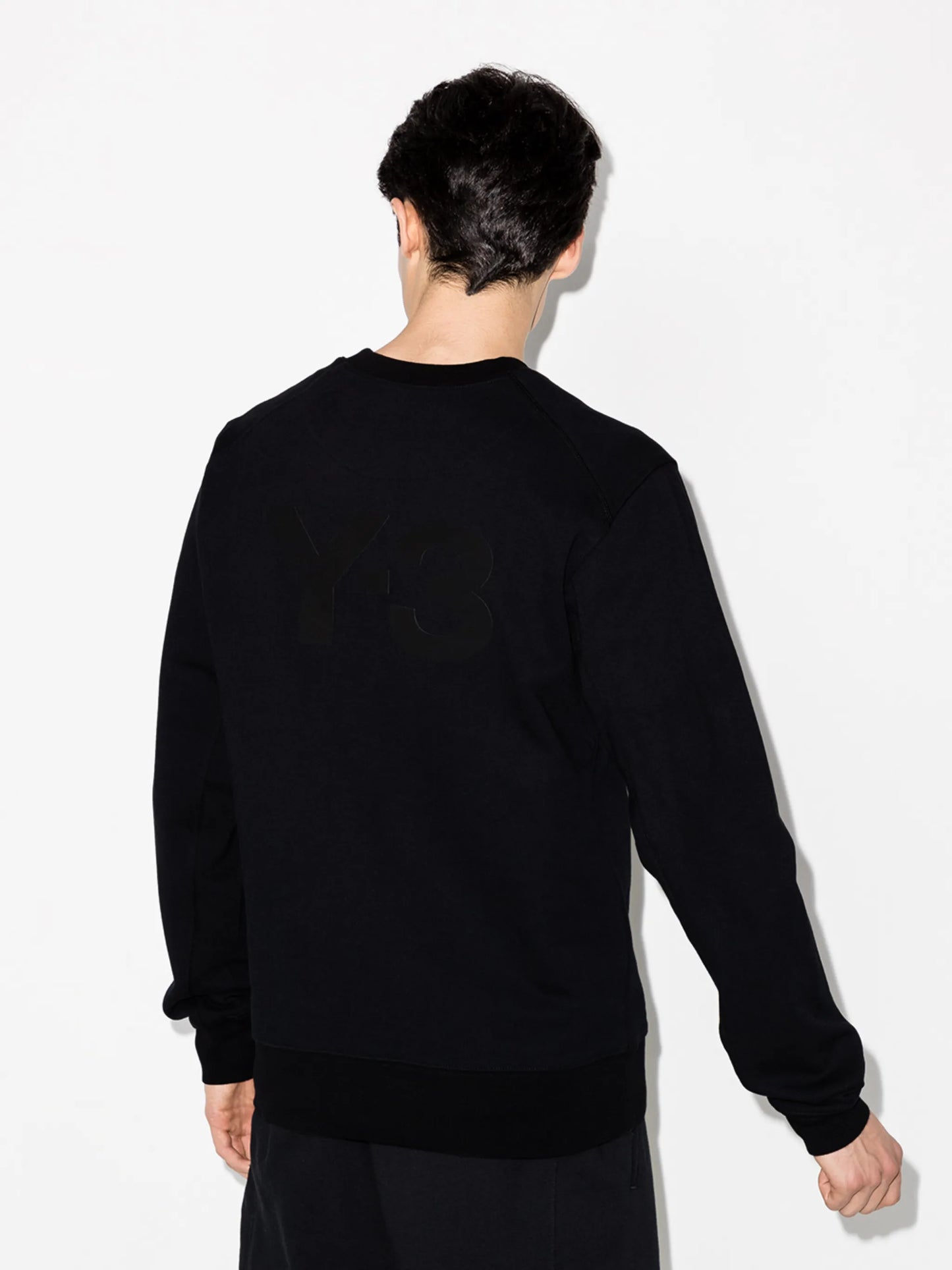 tonal-logo crew-neck sweatshirt