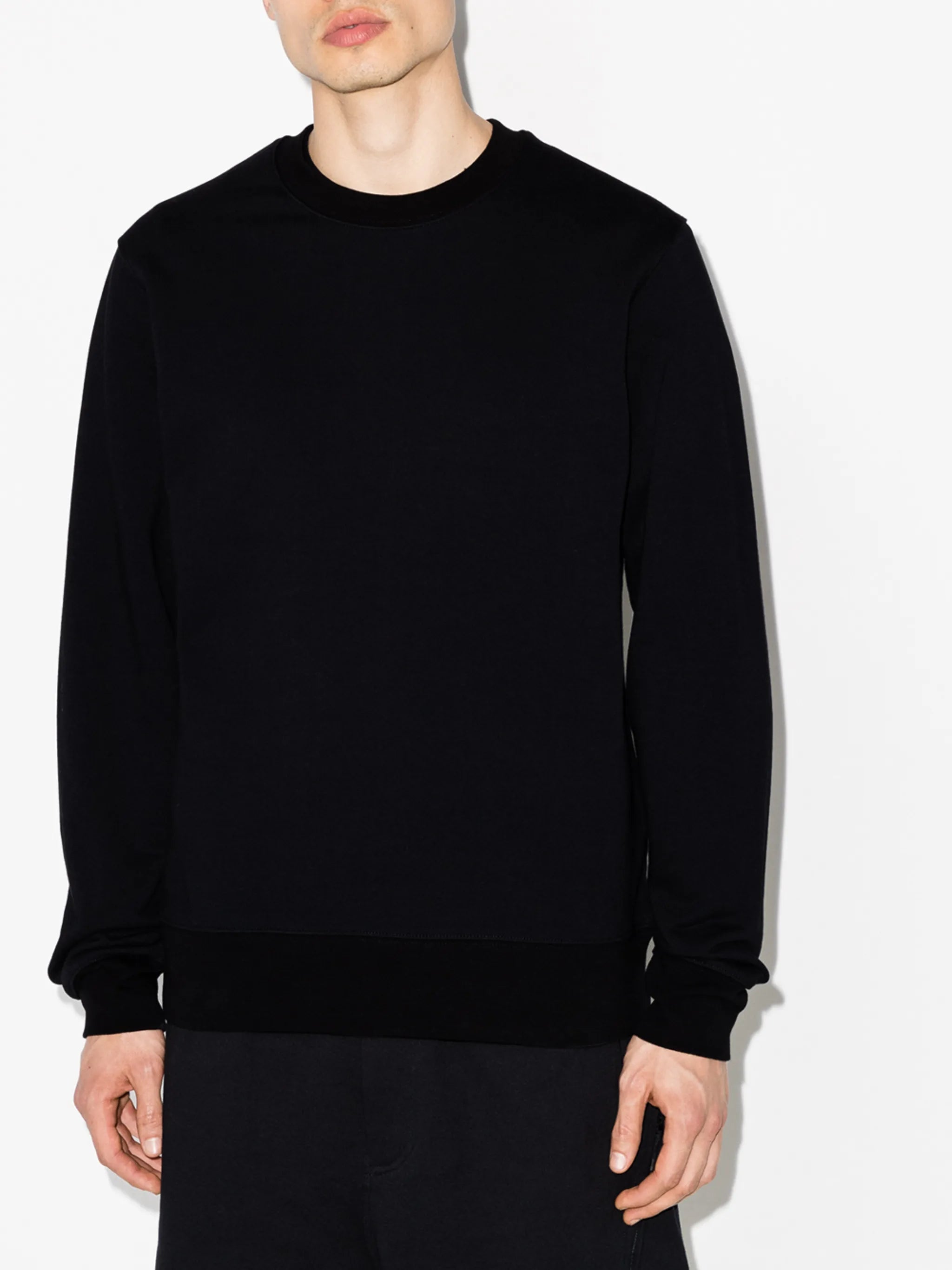 tonal-logo crew-neck sweatshirt