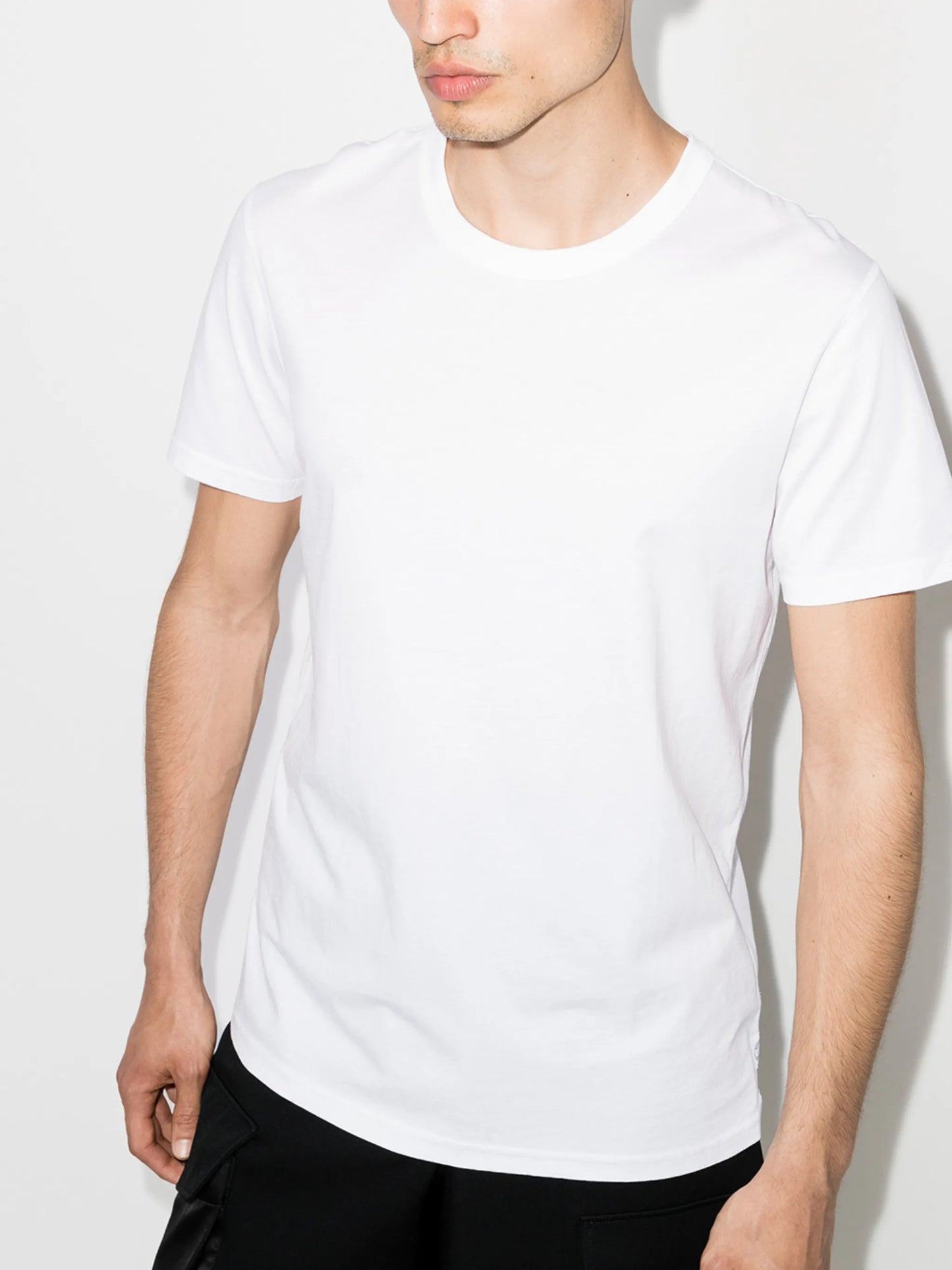 crew-neck cotton T-shirt