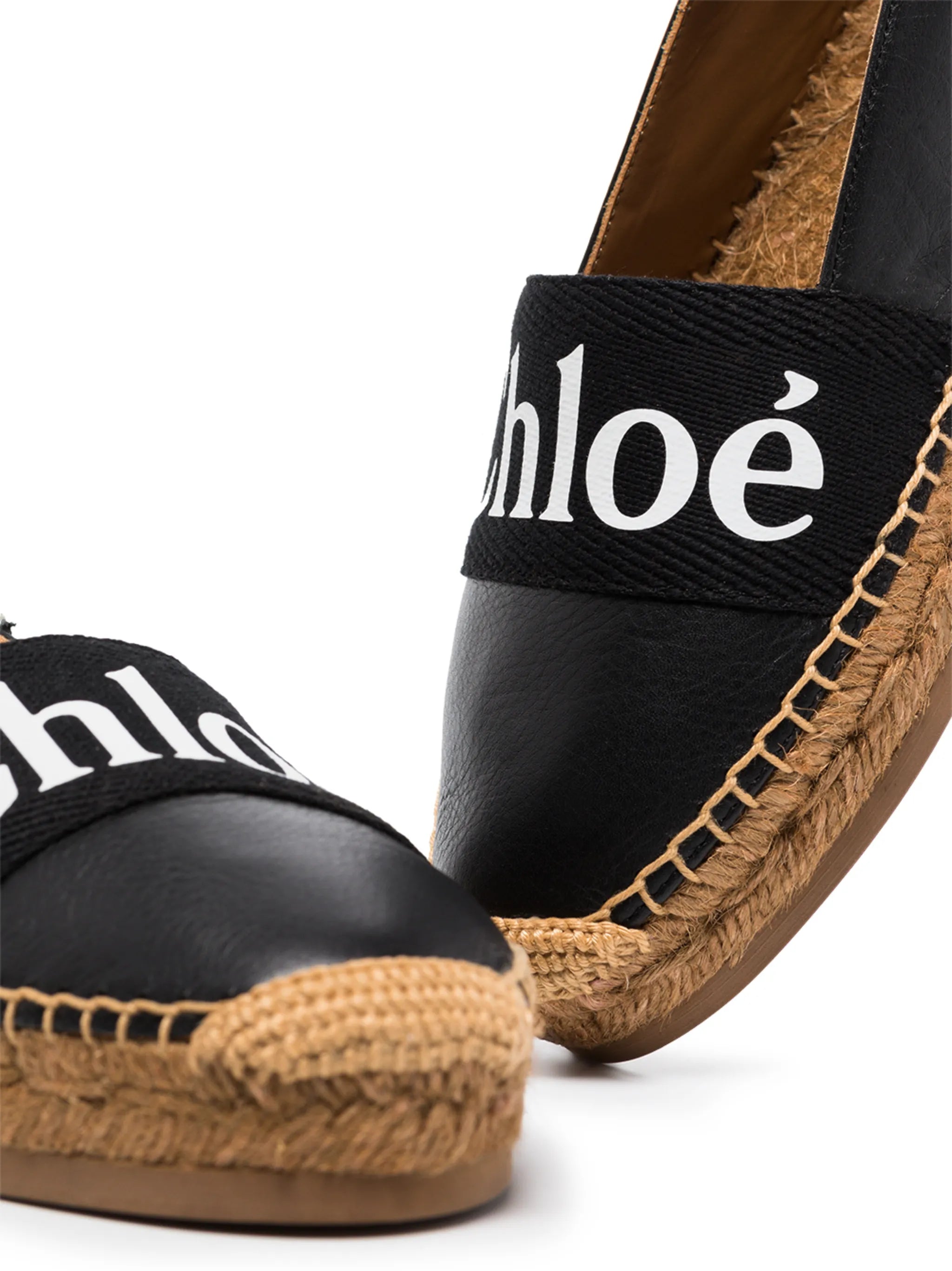 Woody logo print espadrilles