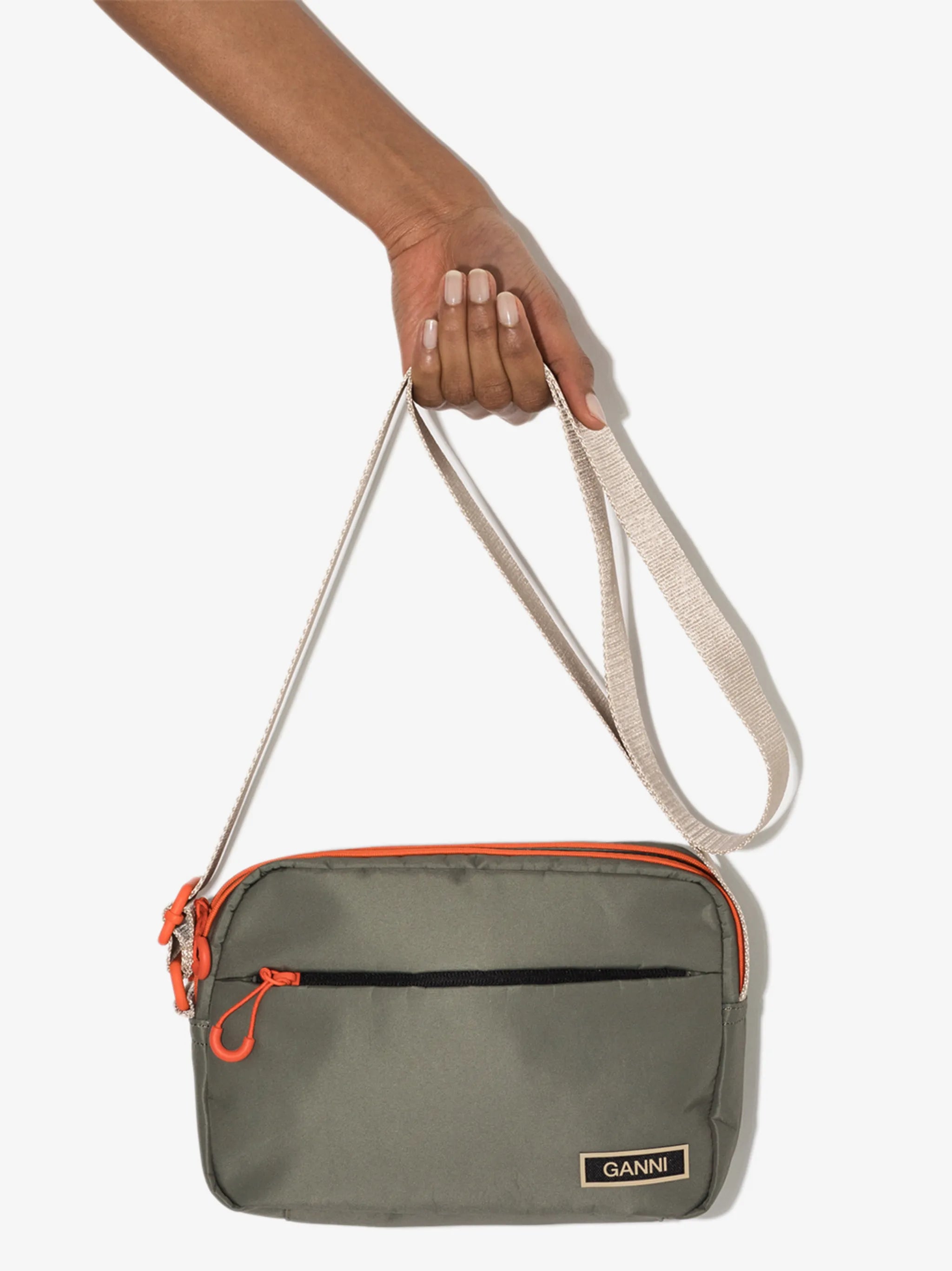 logo-patch crossbody bag