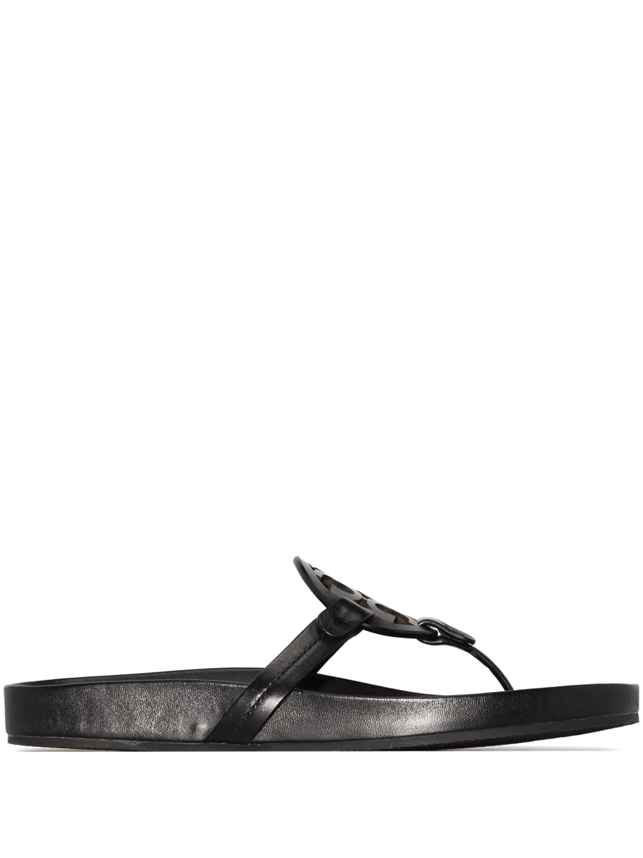 Miller monogram flat sandals