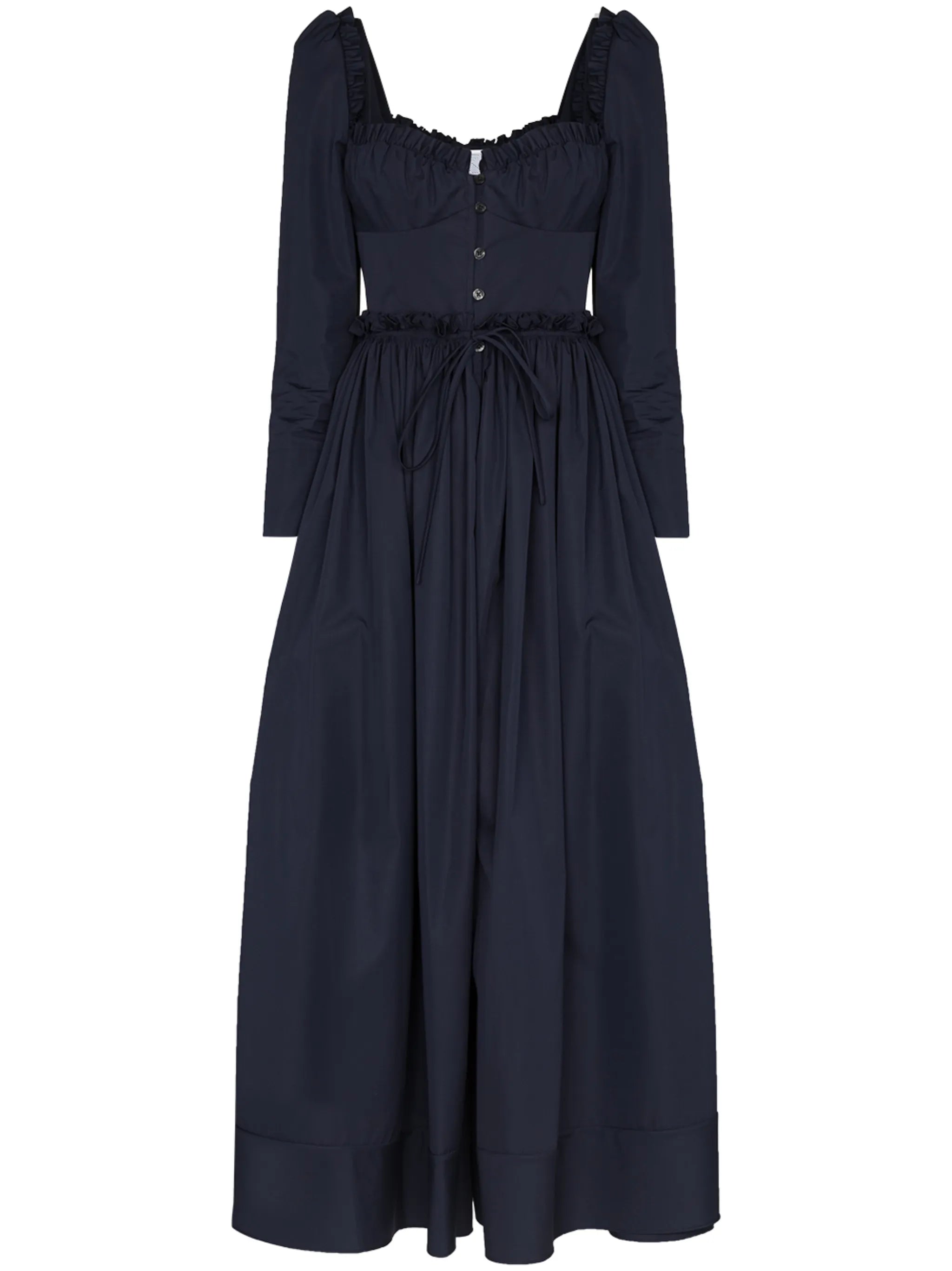 Winter Garden Party cotton midi dress
