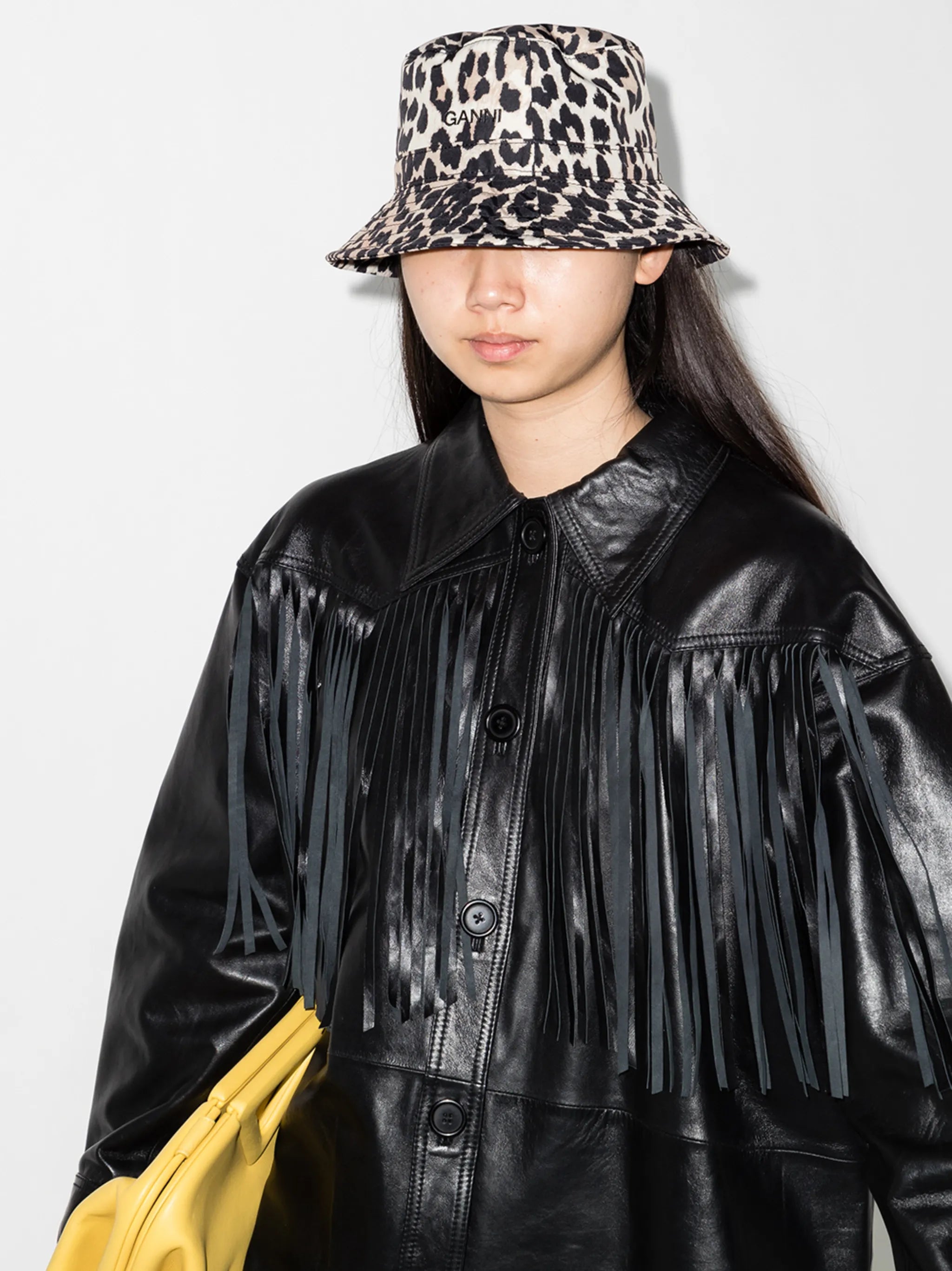 leopard print bucket hat