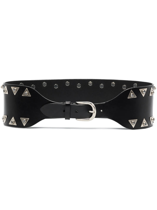 adjustable studded waist belt