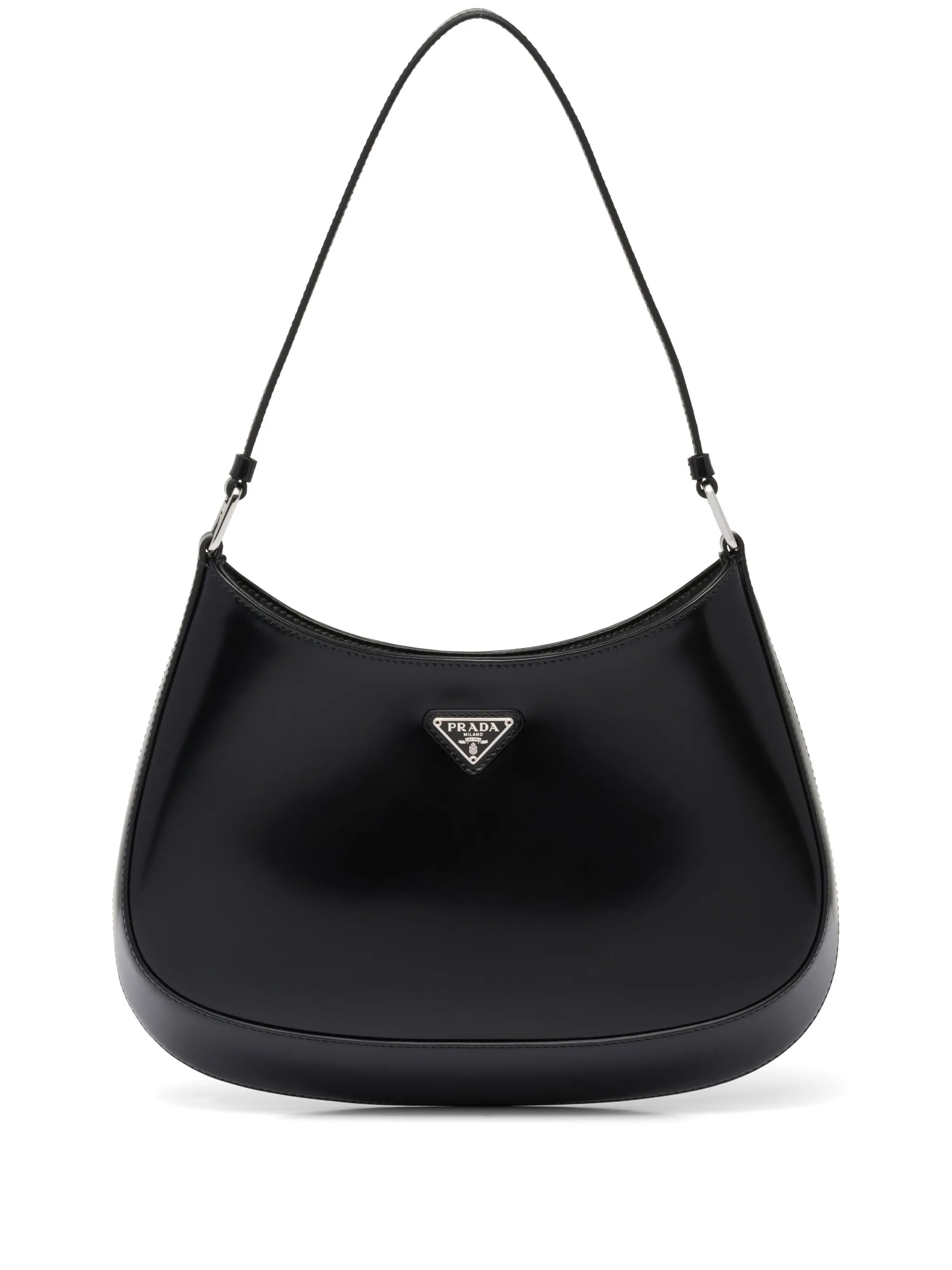 Cleo brushed leather shoulder bag