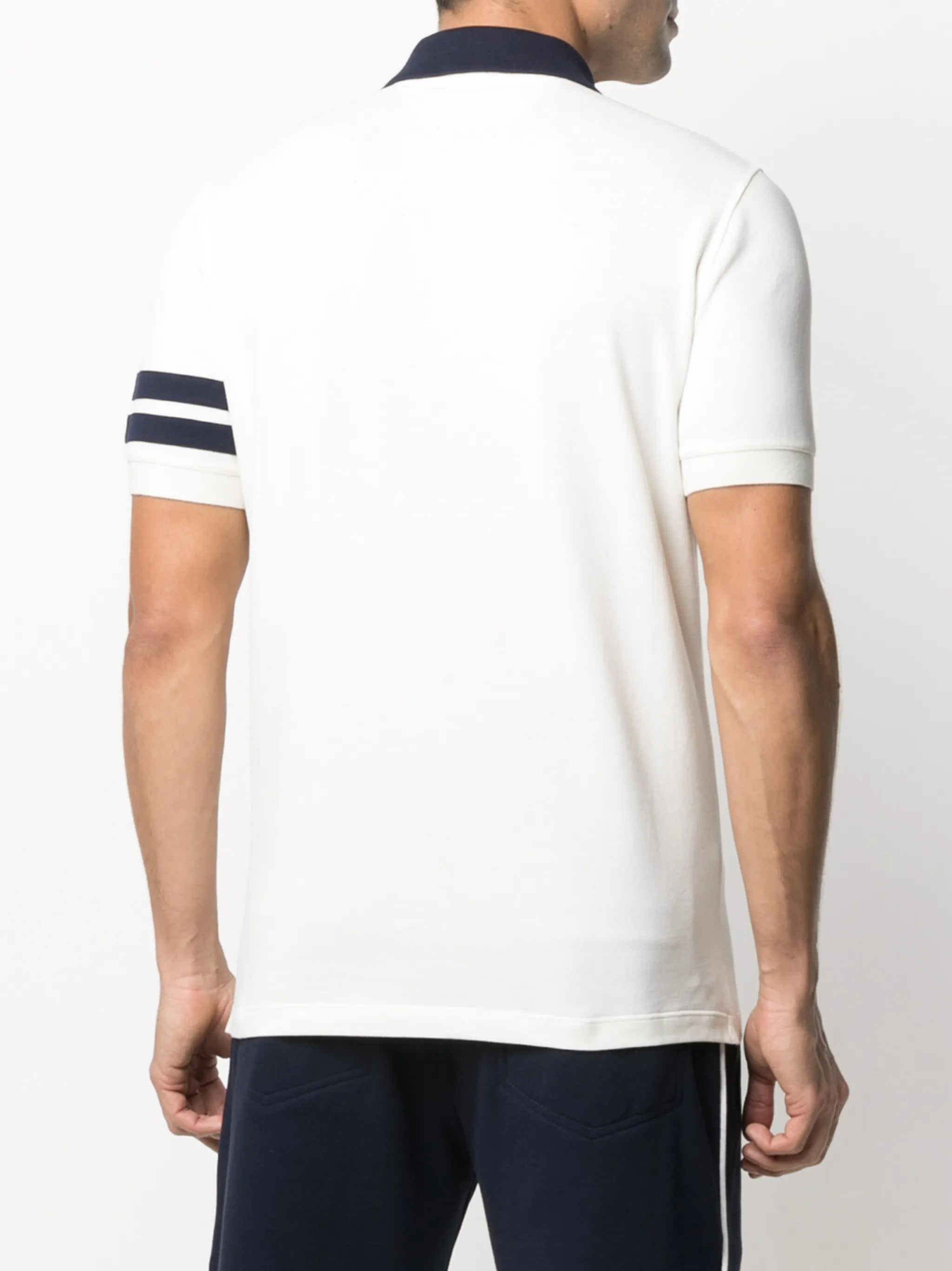 embroidered logo polo shirt