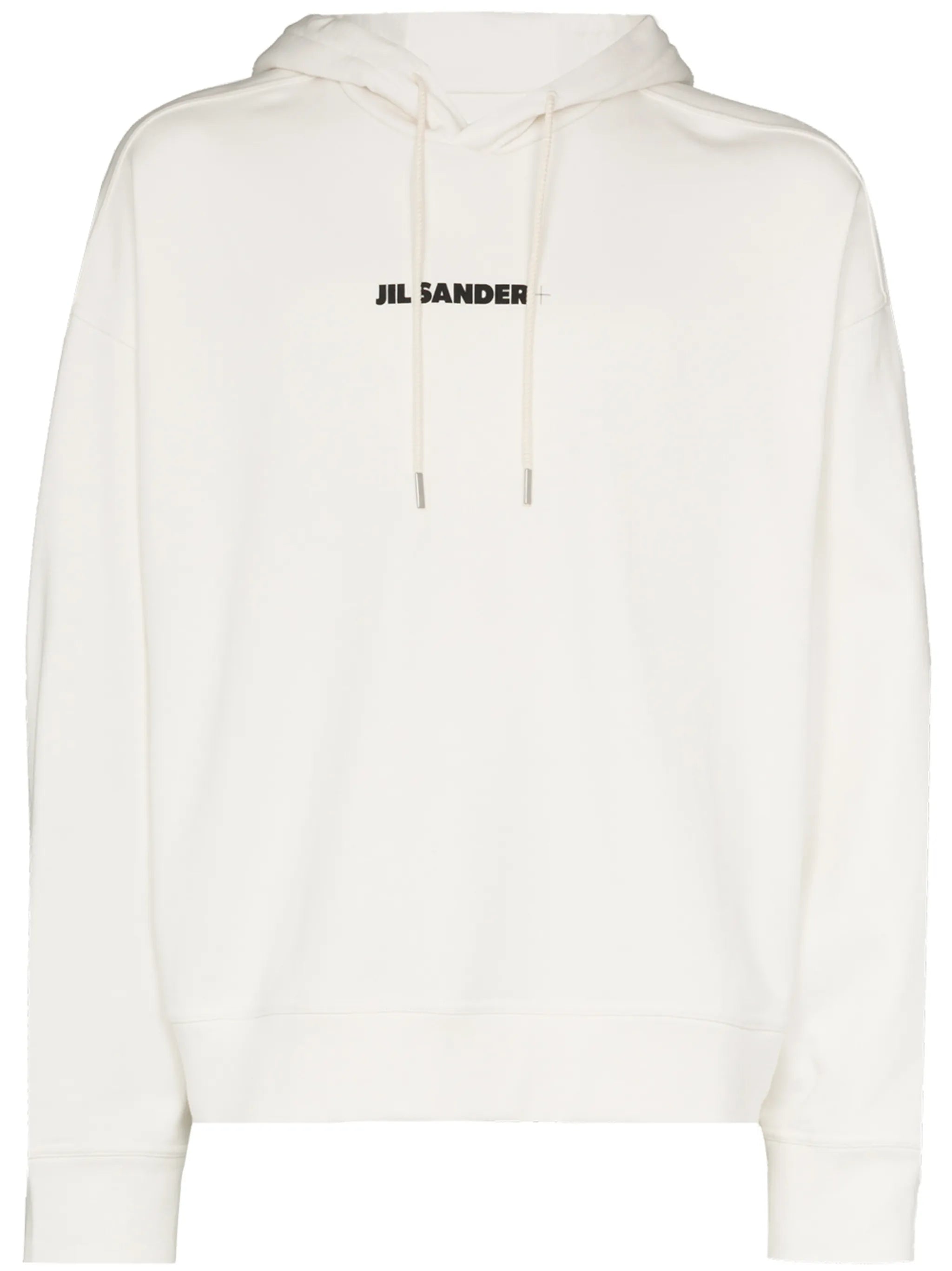 logo-print drawstring hoodie