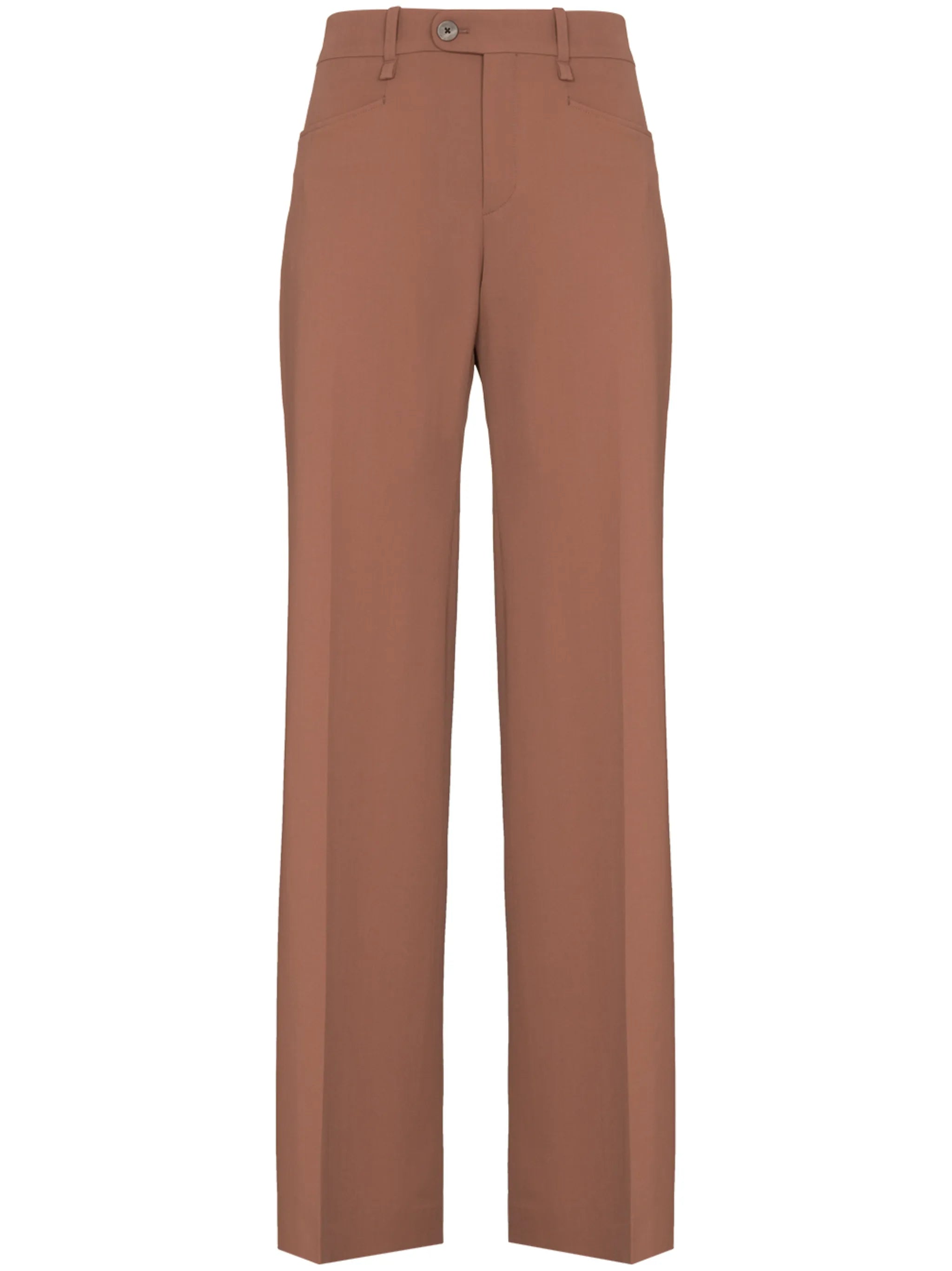 high-waist tailored trousers