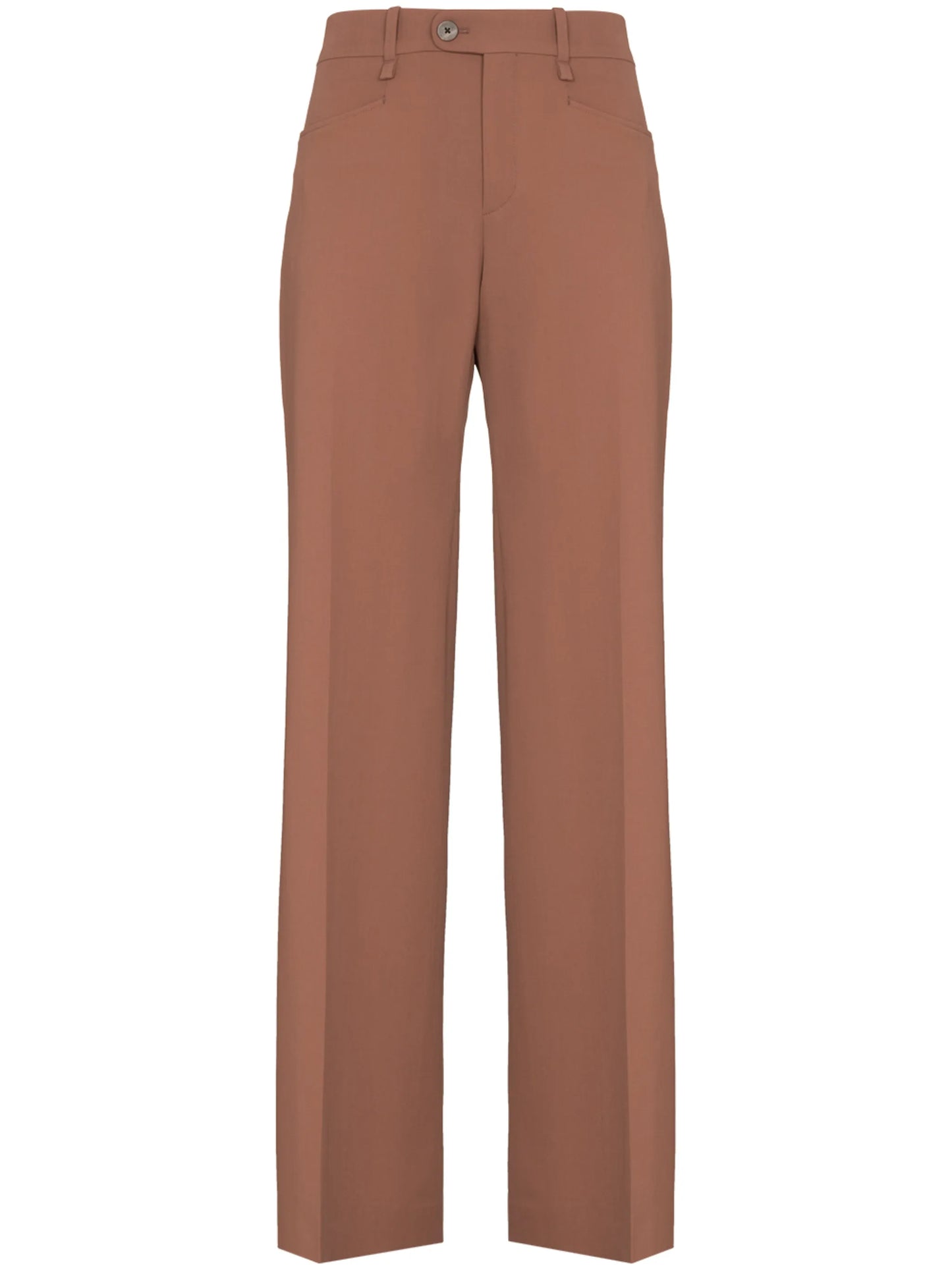 high-waist tailored trousers