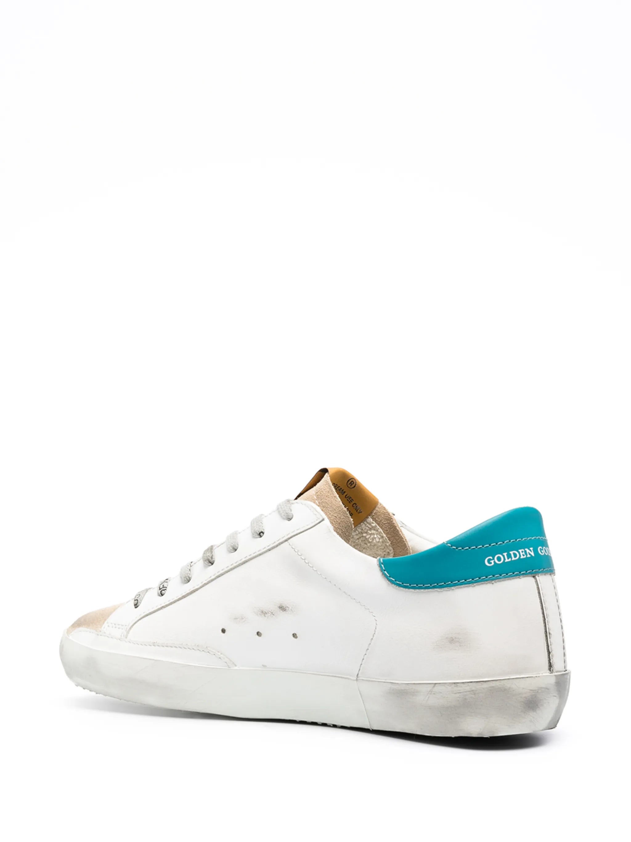 Super-star suede trim sneakers